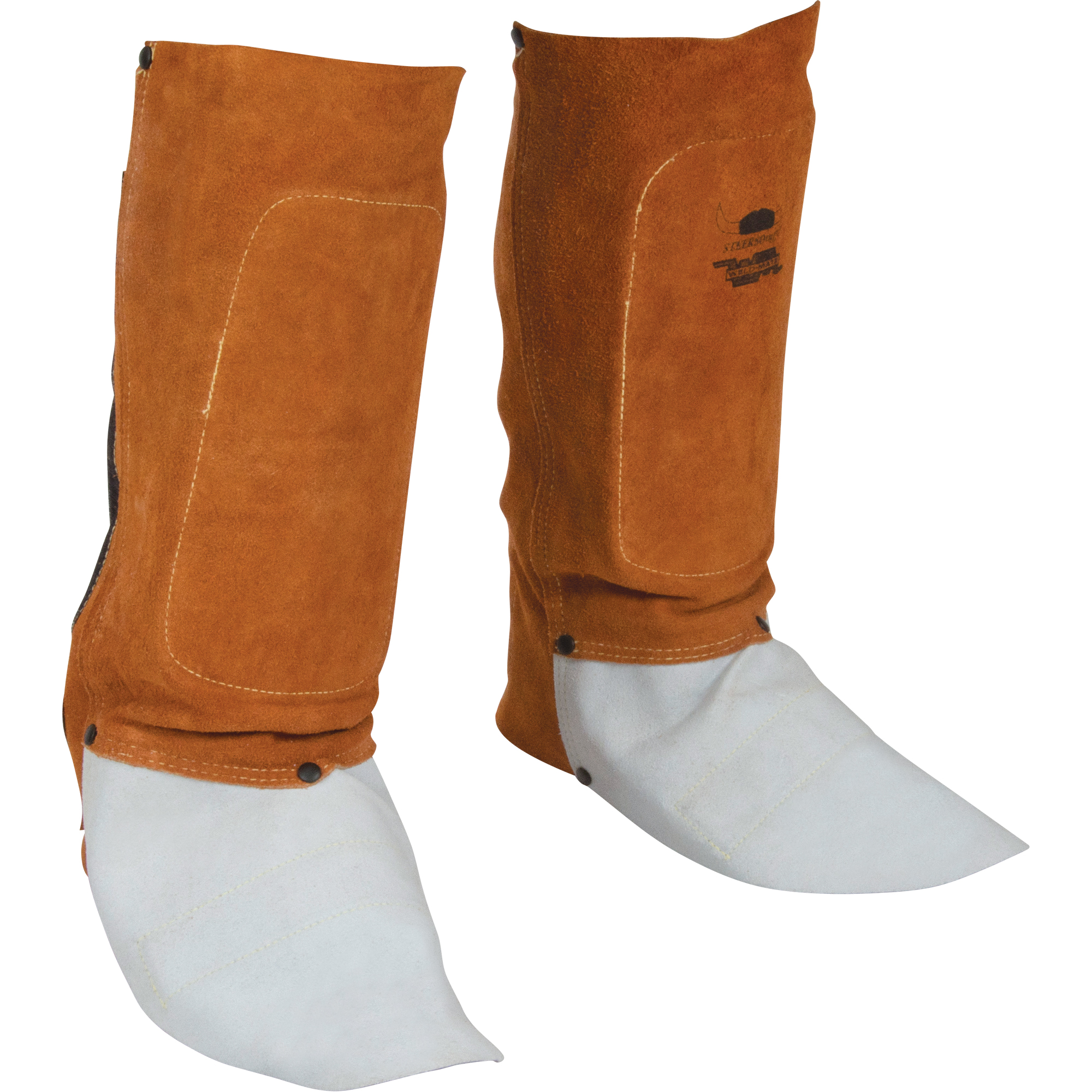Guêtres en cuir, 14" lo, Lava BrownMC