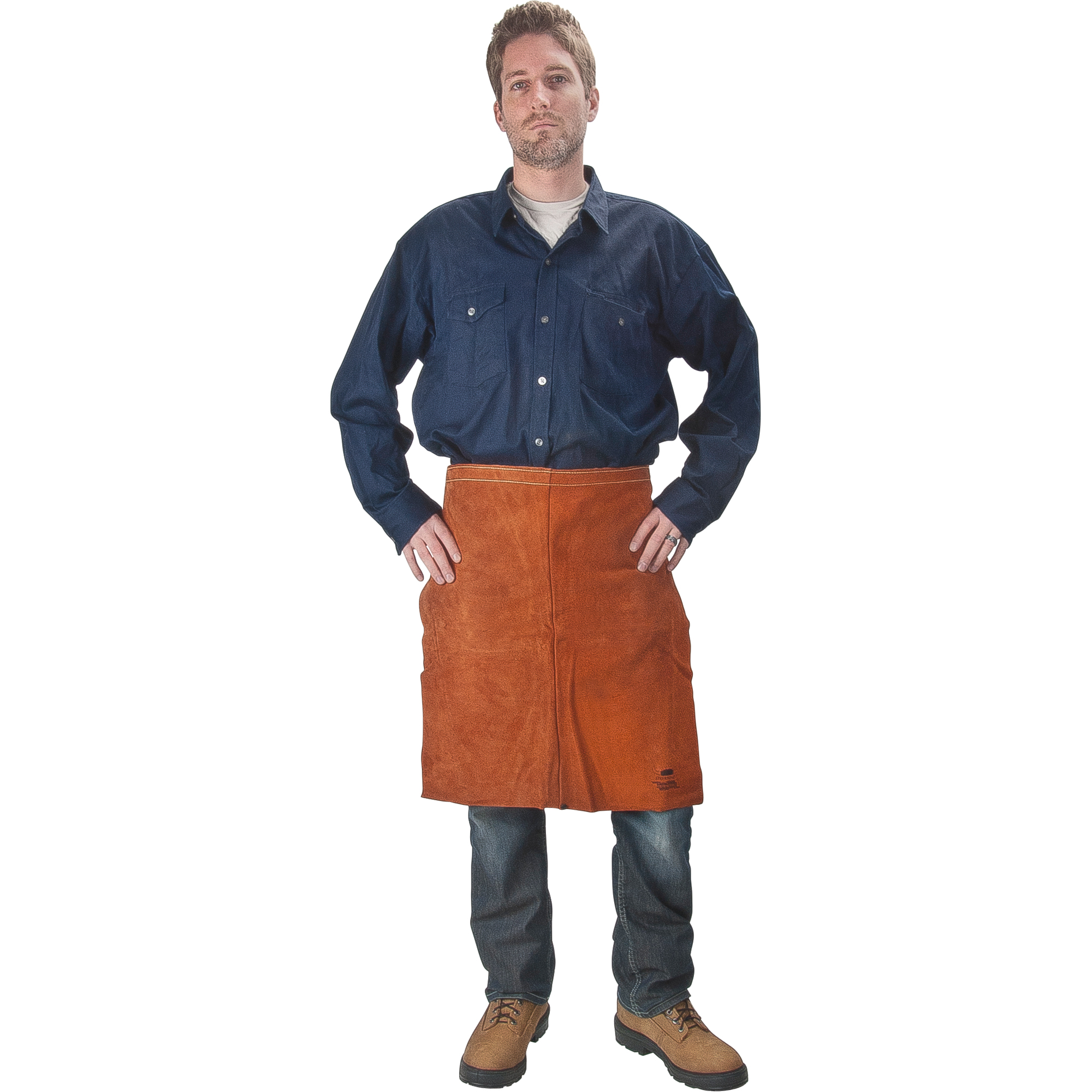 Tablier en cuir, Taille, 24" lo, Lava BrownMC