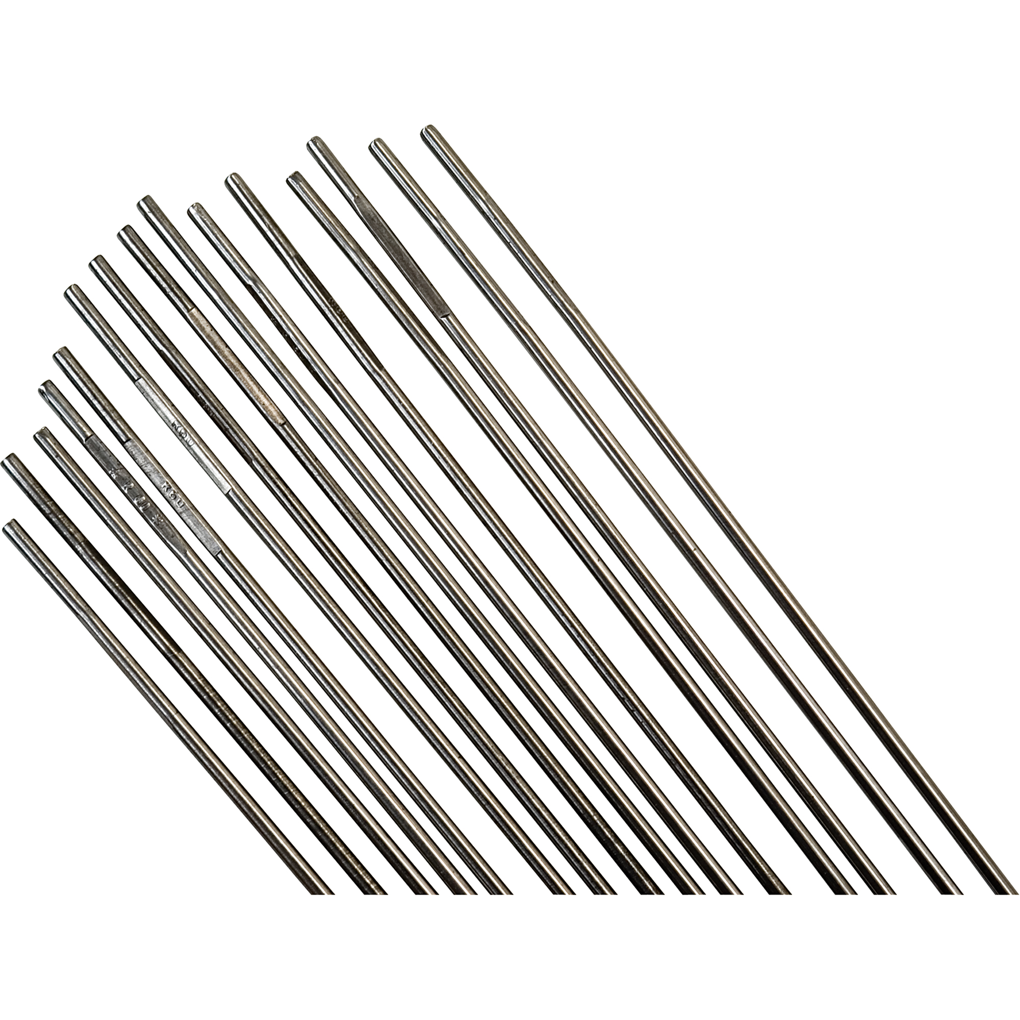 Baguettes de soudage TIG ER70S-2 en longueurs de 36", 0,035", Acier doux