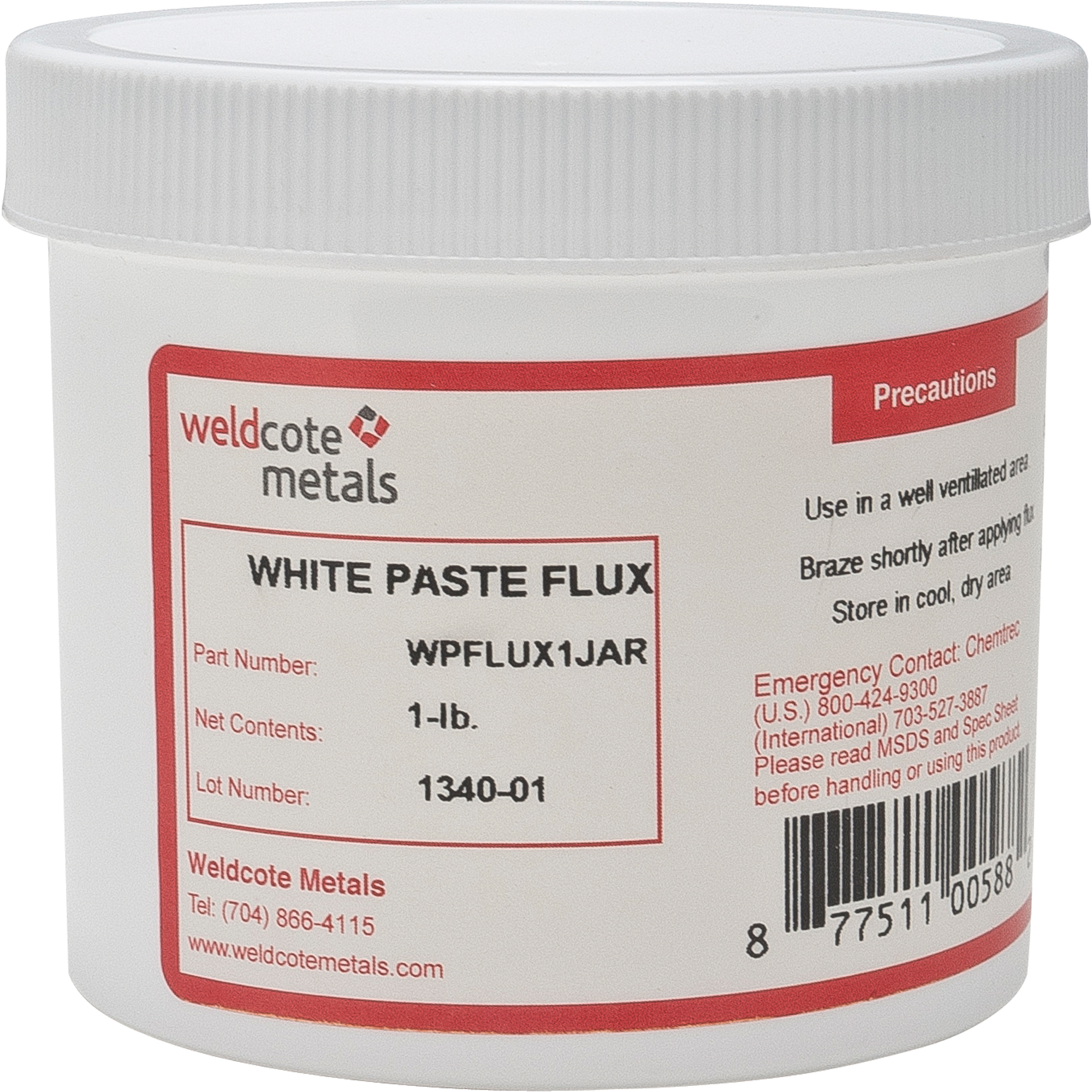 Flux de brasage blanc en pâte