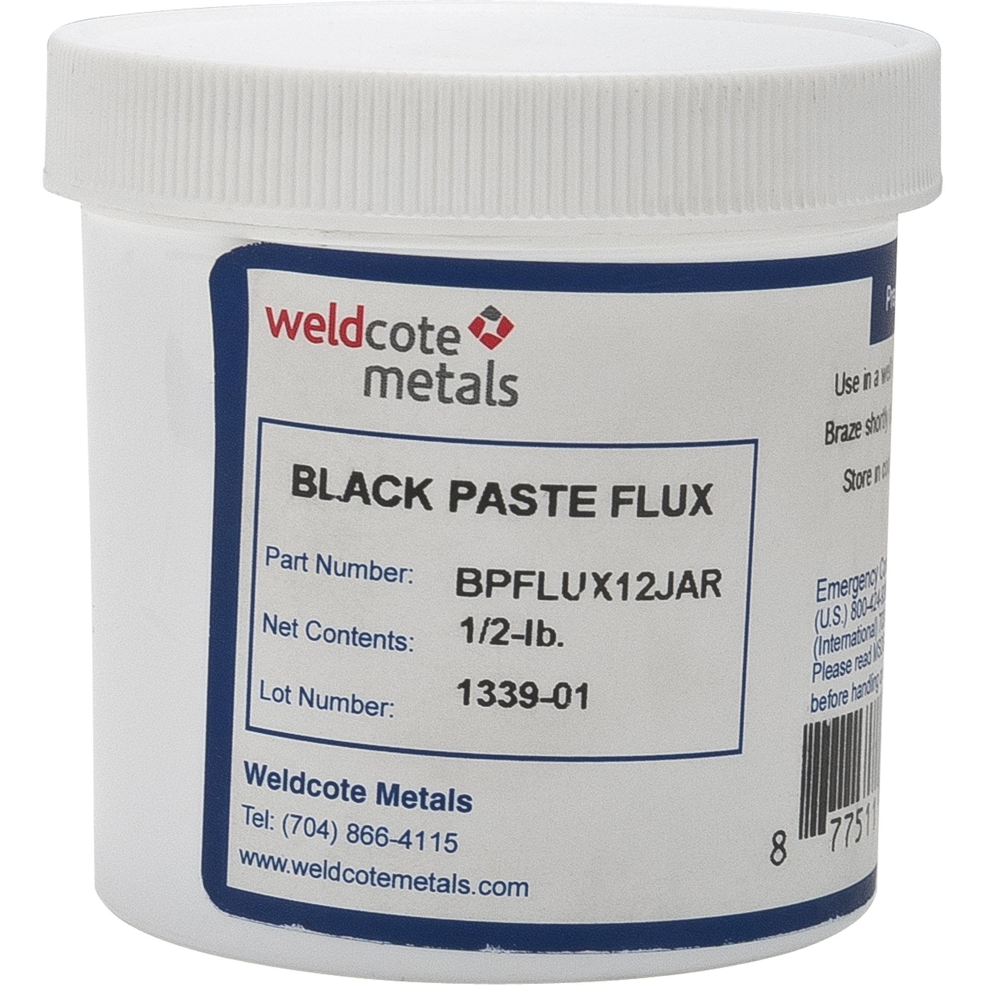 Flux de brasage noir en pâte