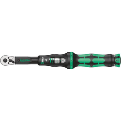 Clé dynamométrique Click-Torque A 5 avec cliquet réversible, À cliquer, Entraînement 1/4" carré, 2.5 - 25 Nm