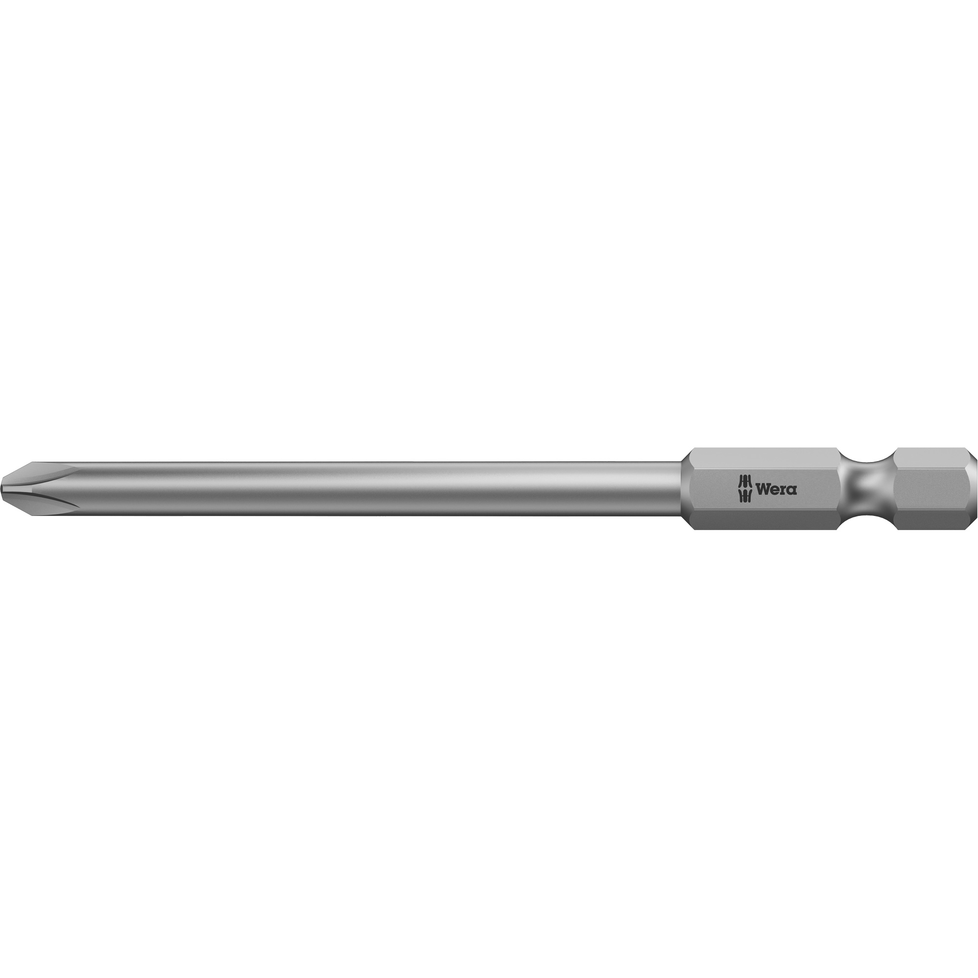 Embout de tournevis électrique, Phillips, Embout PH 2, Prise 1/4", Longueur 6"