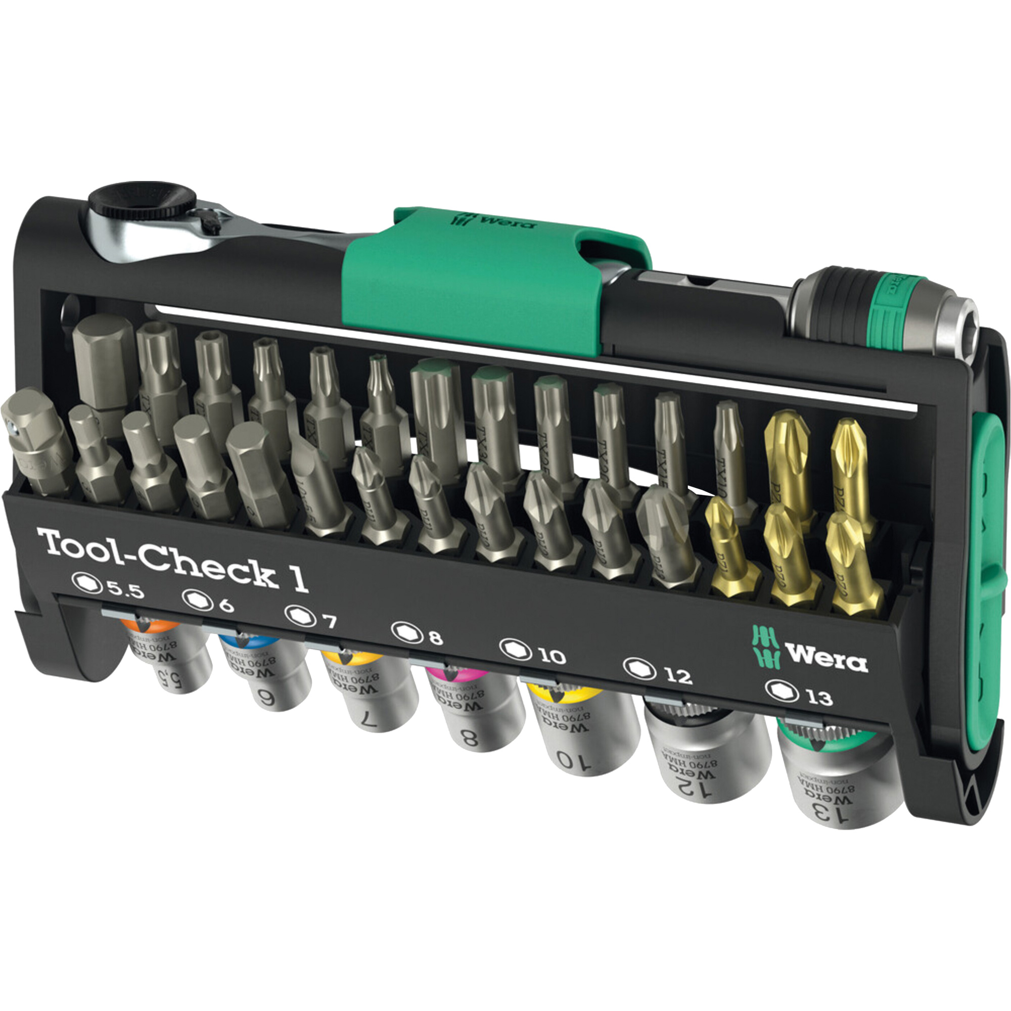 Ensemble d'outils Tool-Check 1, 38 Mcx, Prise de 1/4"