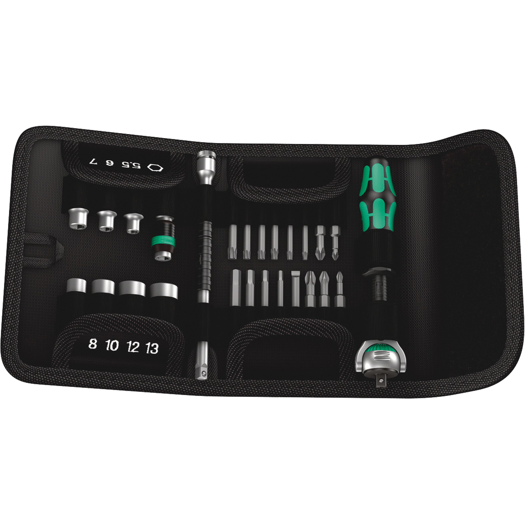 Jeu de rochet rapide métrique Zyklop, 26 Mcx, Prise de 1/4"