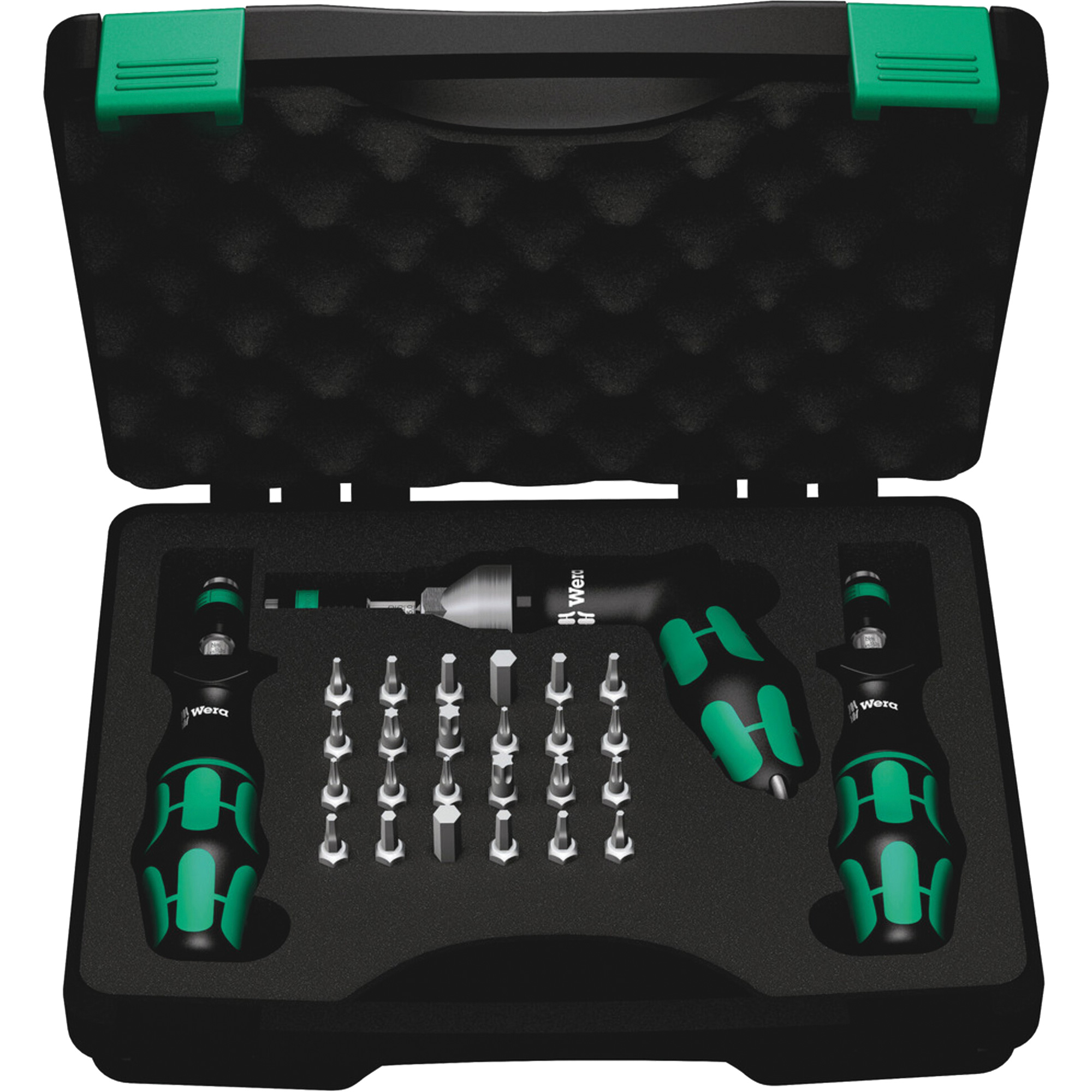 Jeu de tournevis dynamométriques 7440/41/42, Gamme de couple 0.3 - 6.0 Nm, 6" Longueur