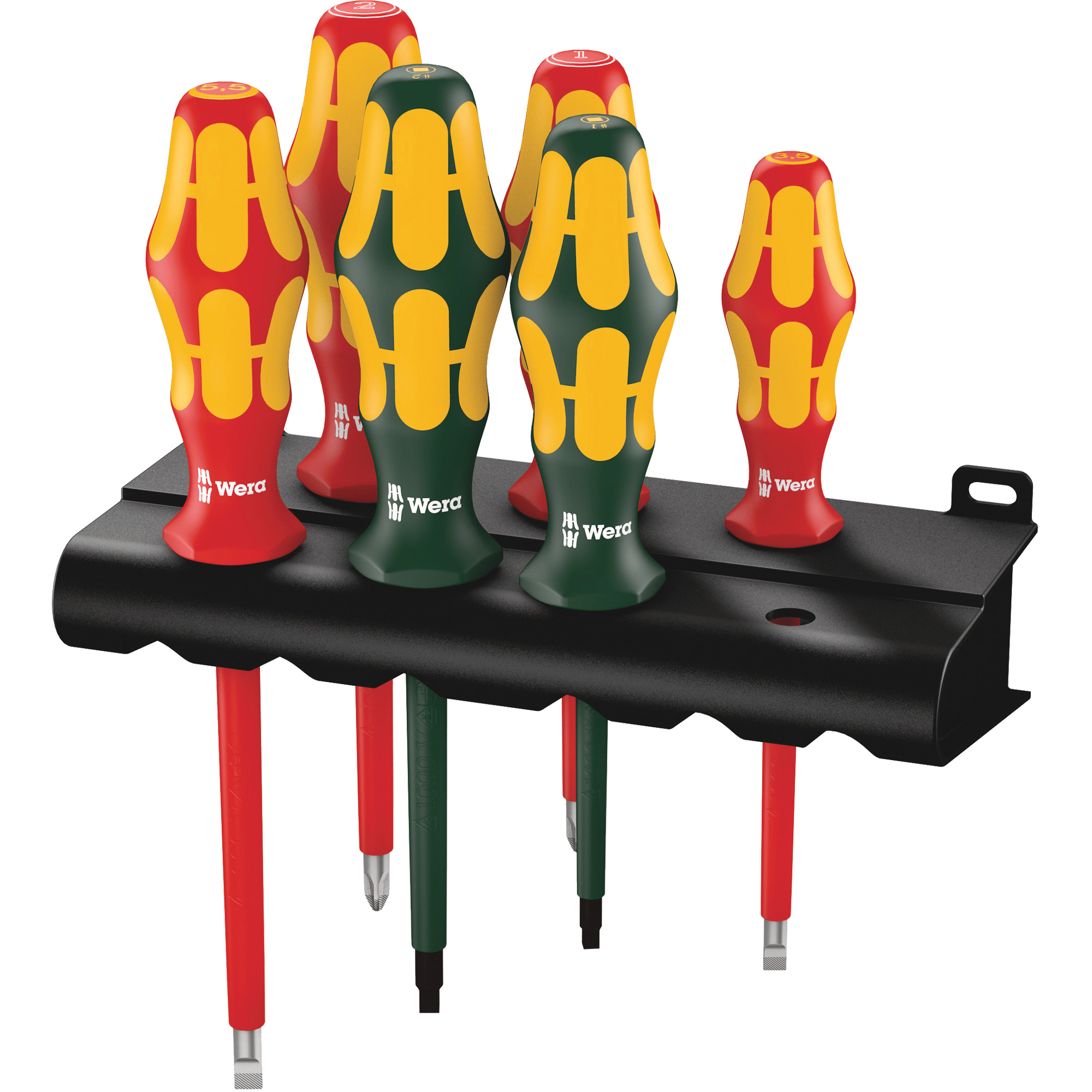Jeu de tournevis isolés 160 i / 168 i /6 VDE, 1000 V, 6 M