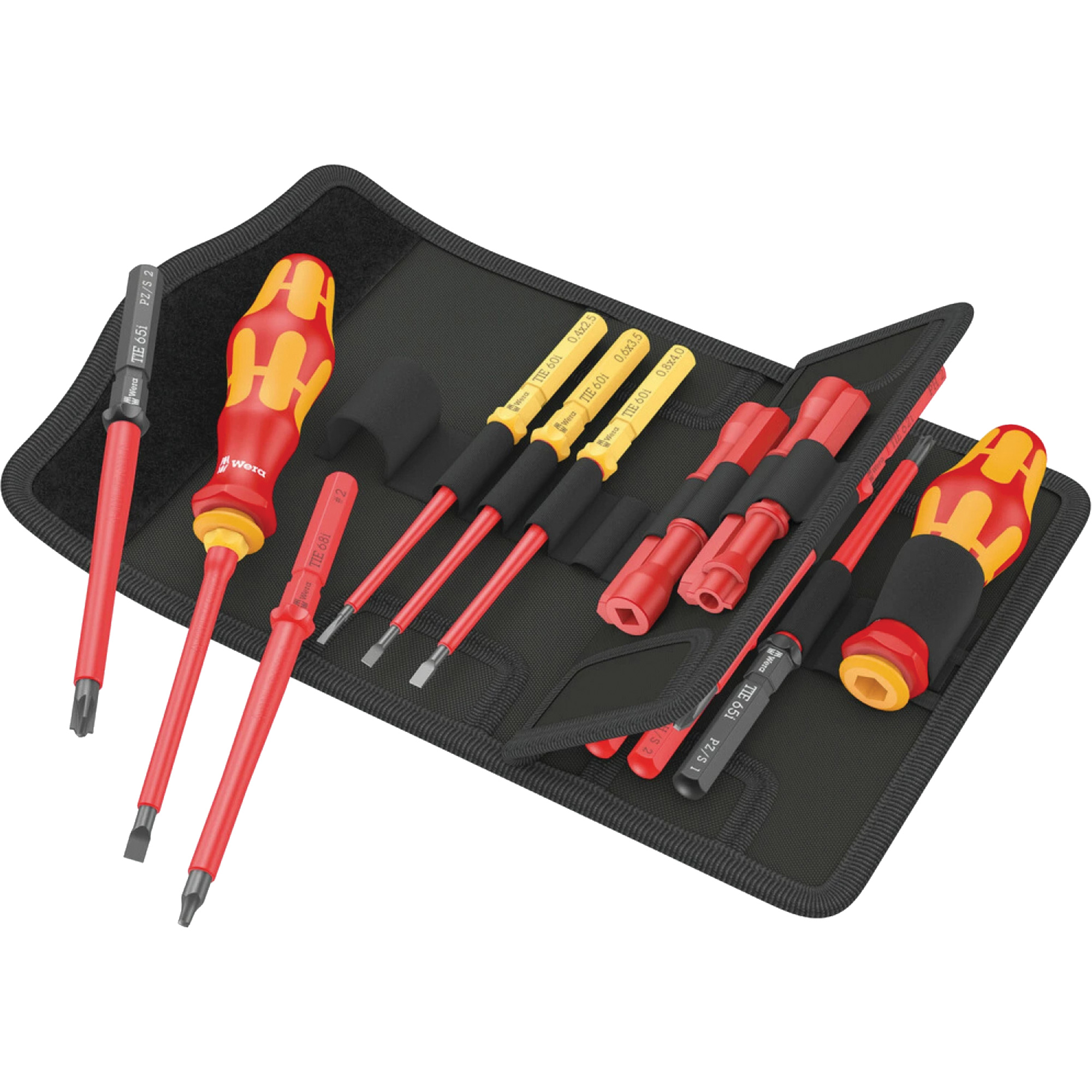 Jeu de tournevis isolés pour vis fendues, 1000 V, 18 Mcx