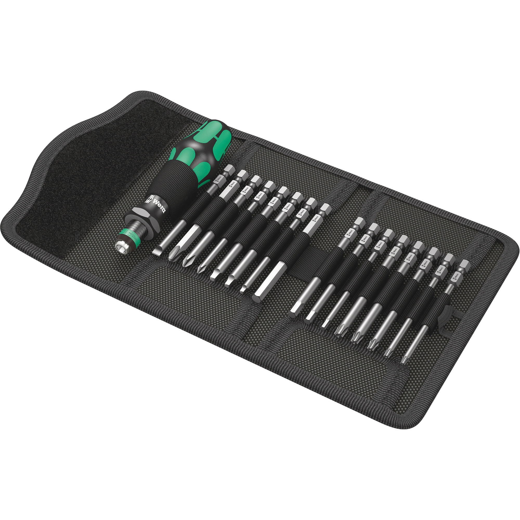 Jeu de tournevis Multi 60 Kraftform Kompakt et mèches 17 mcx, 6-3/32" lo, Prise Plastique