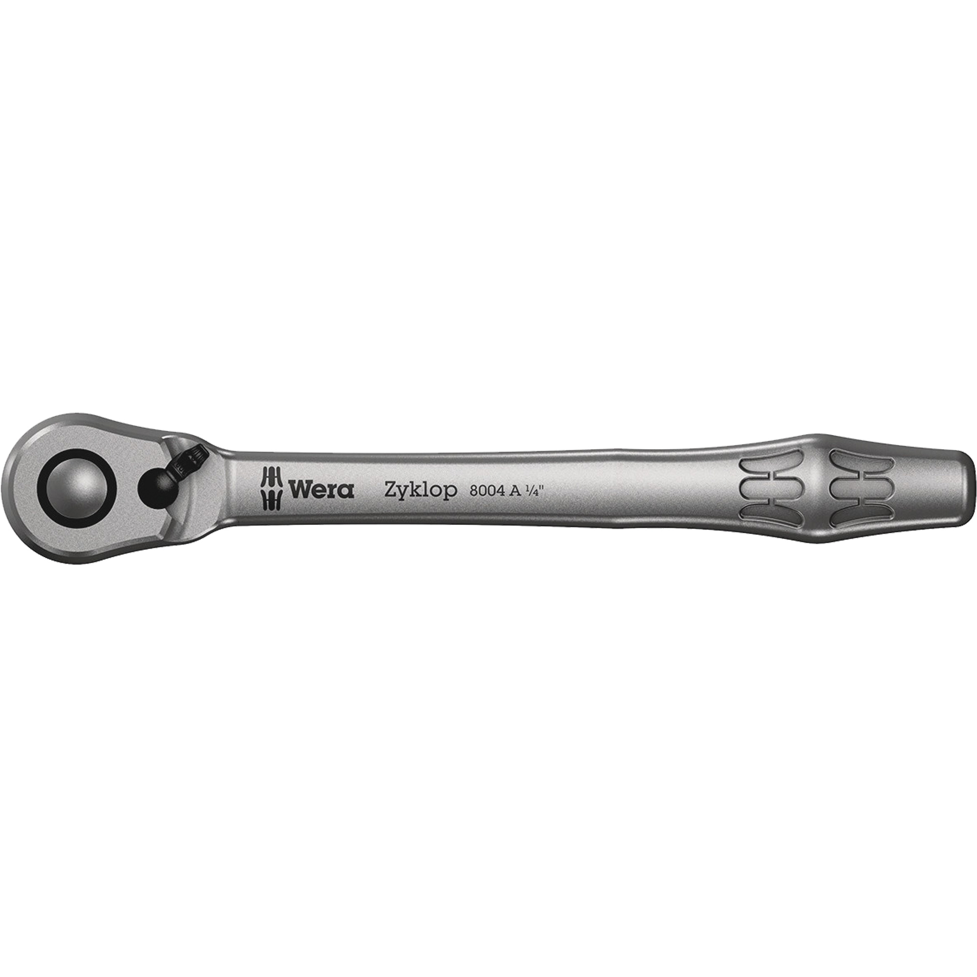 Rochet en métal Zyklop 1/4 métrique a/interrupteur à levier, Prise de 1/4", Poignée Ordinaire