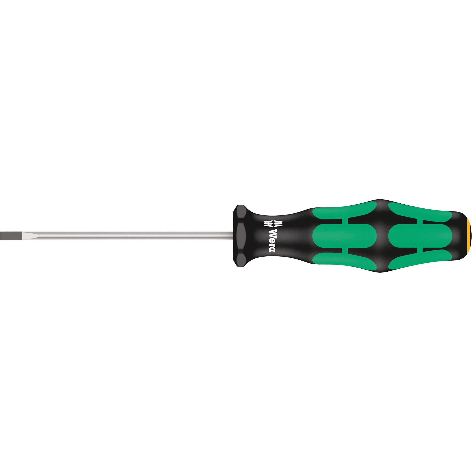 Tournevis pour vis à fente, Tige de 1/8", Ronde, 6-5/16" lo, Prise en Plastique