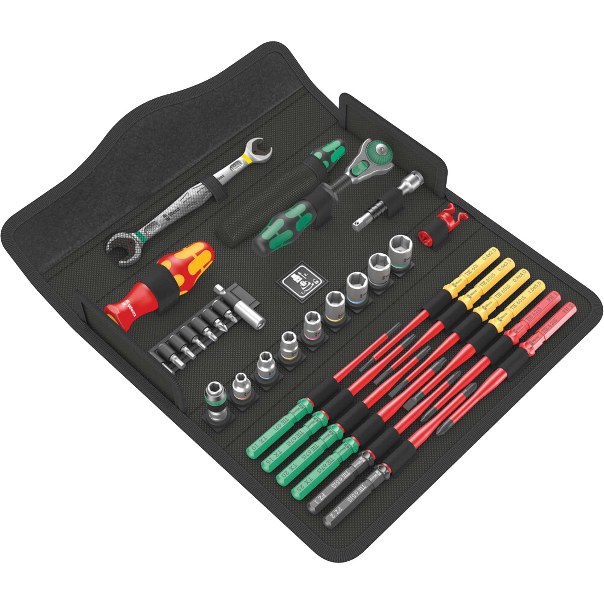 Trousse d’outils d’entretien Kraftform Kompakt W 2, 35 Mcx, Prise de 1/4"