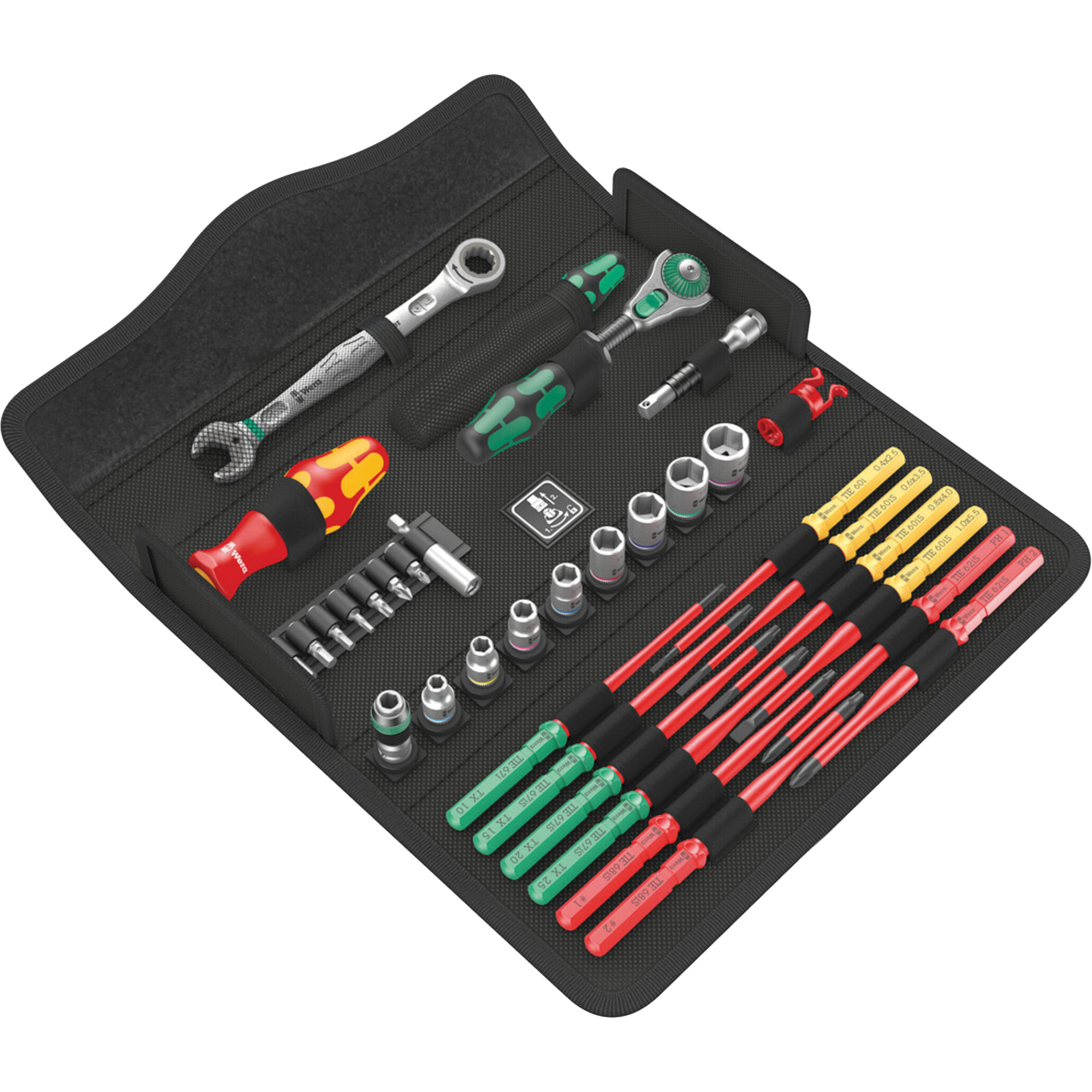 Trousse d’outils d’entretien Kraftform Kompakt W impérial 1, 35 Mcx, Prise de 1/4"