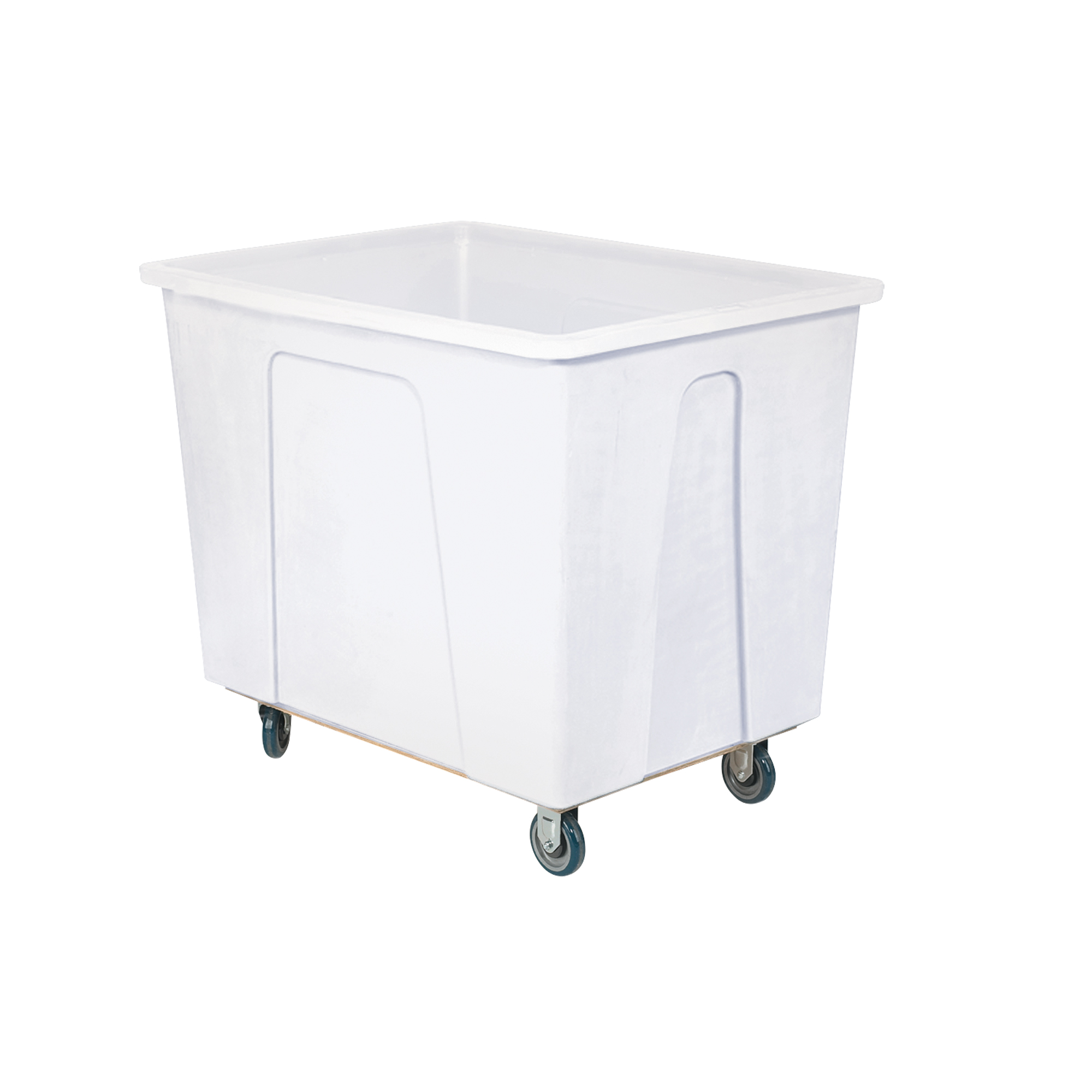 Caisson, Polyéthylène blanc, 46" lo x 34" la x 40" h, Volume 25 pi³, Capacité 600 lb