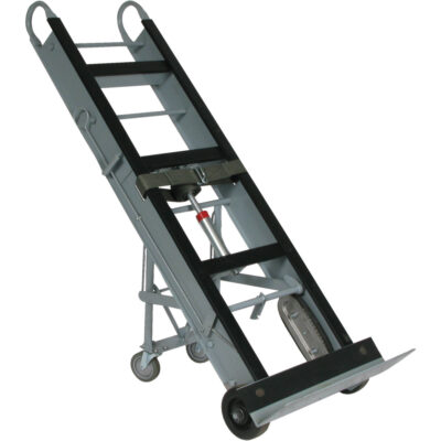 Chariot pour électroménagers et machines distributrices, AVT-61, Aluminium, Capacité 550 lb, 24" la x 61" h