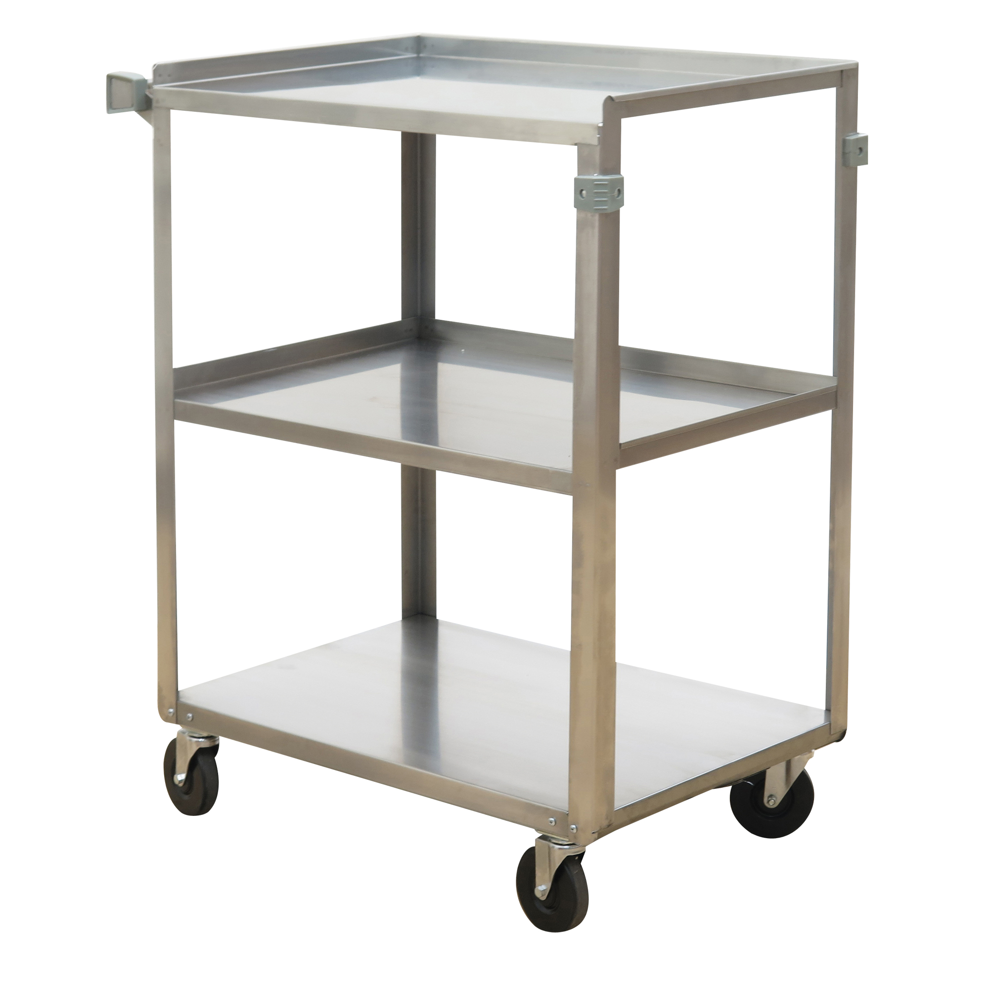 Chariots à tablette, 3 Tiers, 15-1/2" la x 32-1/8" h x 24" p, Capacité 300 lb