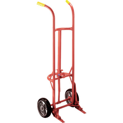 Chariots ergonomiques pour baril, Fabriqué en Acier, 55 - 85 gal. US (45 - 70 gal. imp.)