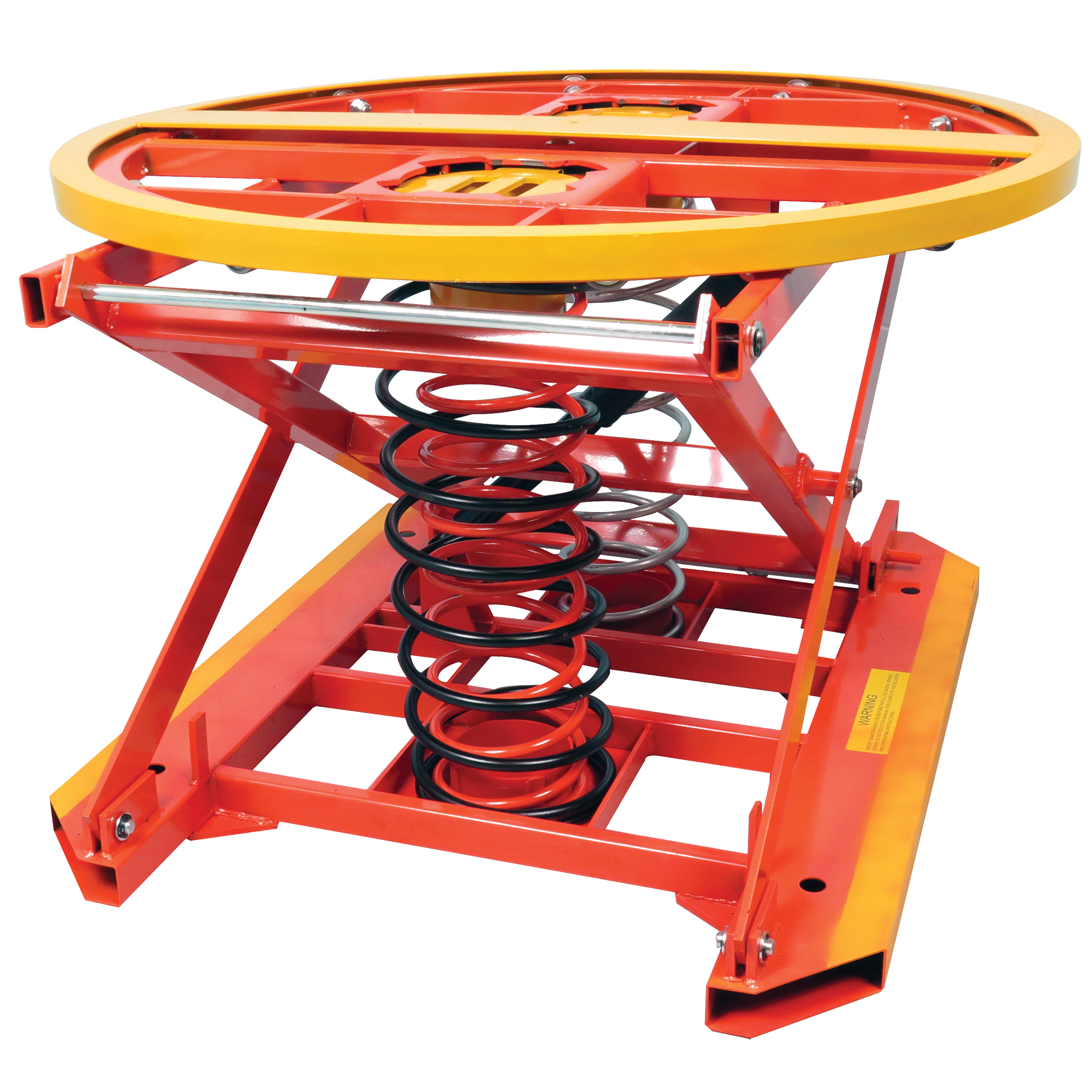 Nivelleur et positionneur à ressort pour palette, 43-1/2" lo x 43-1/2" la, Capacité 4500 lb