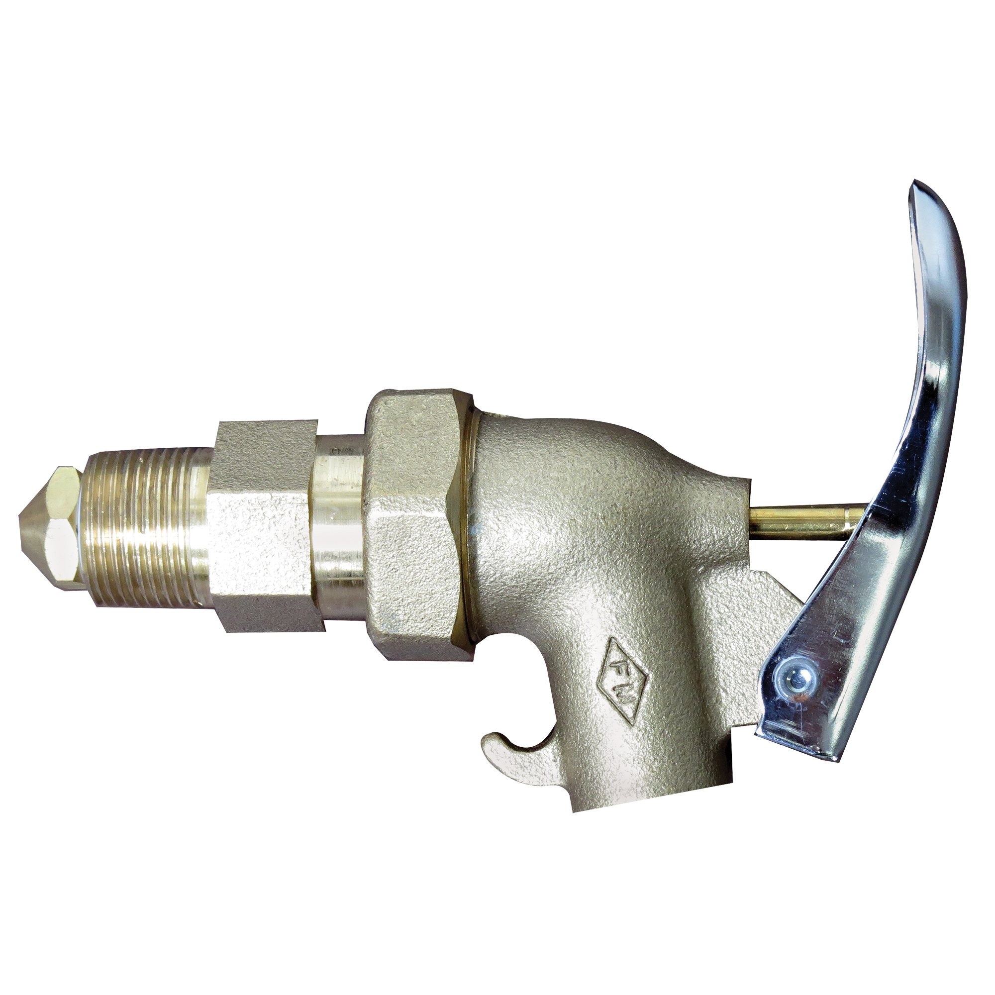 Robinet de fût robuste, Laiton, entrée NPT 3/4"