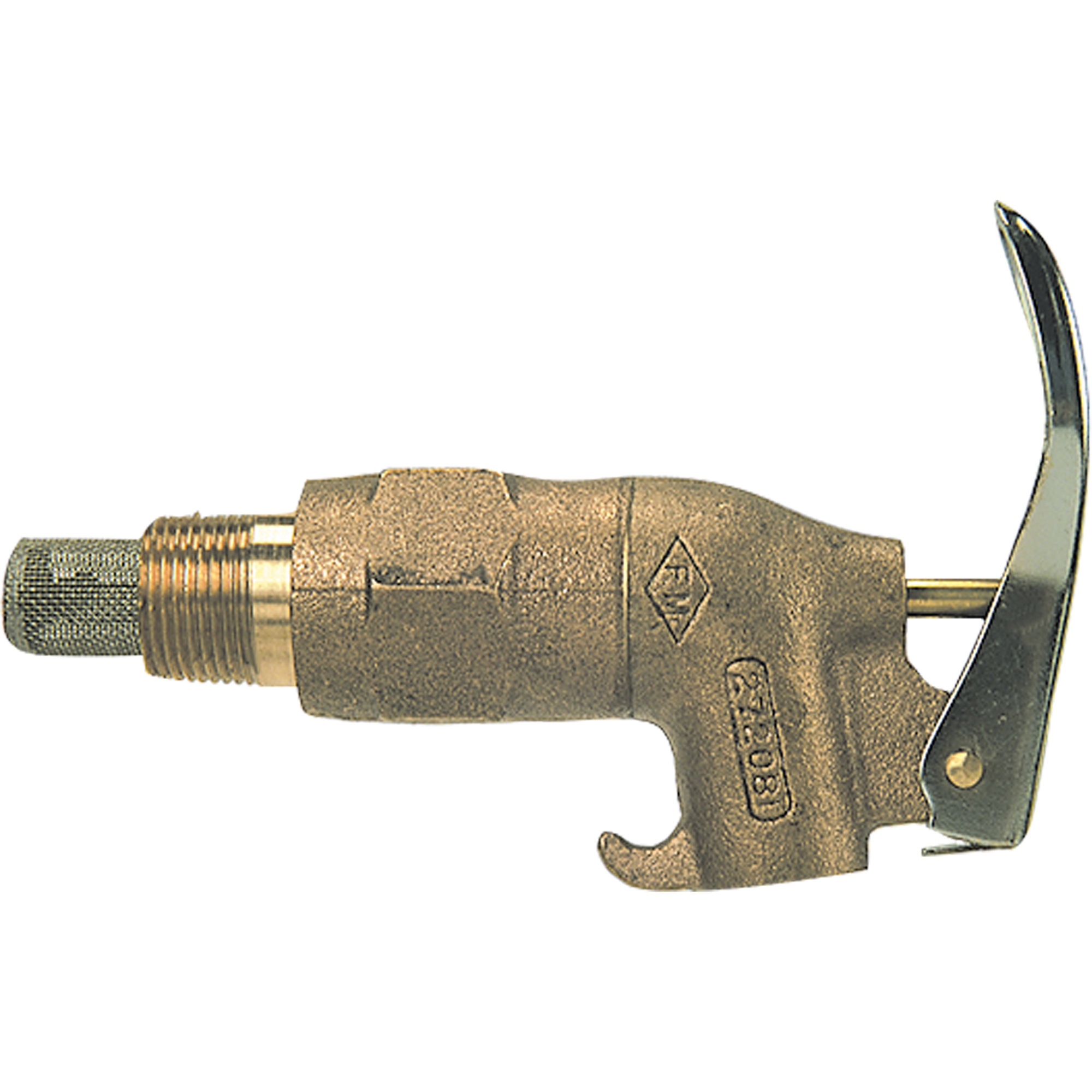 Robinet de fût robuste, Laiton, entrée NPT 3/4"