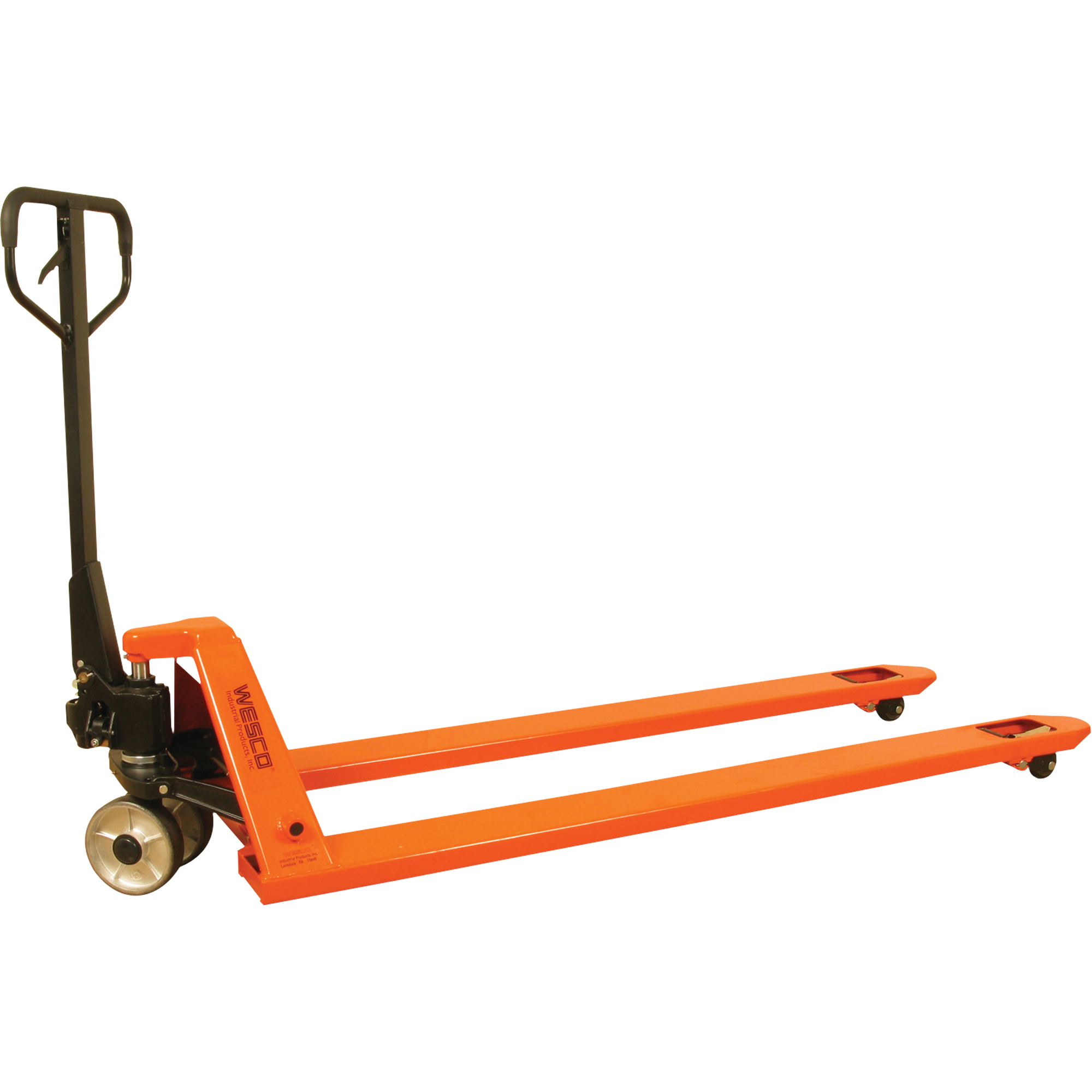 Transpalette à fourches longues, 70" lo x 27" la, capacité 4400 lb