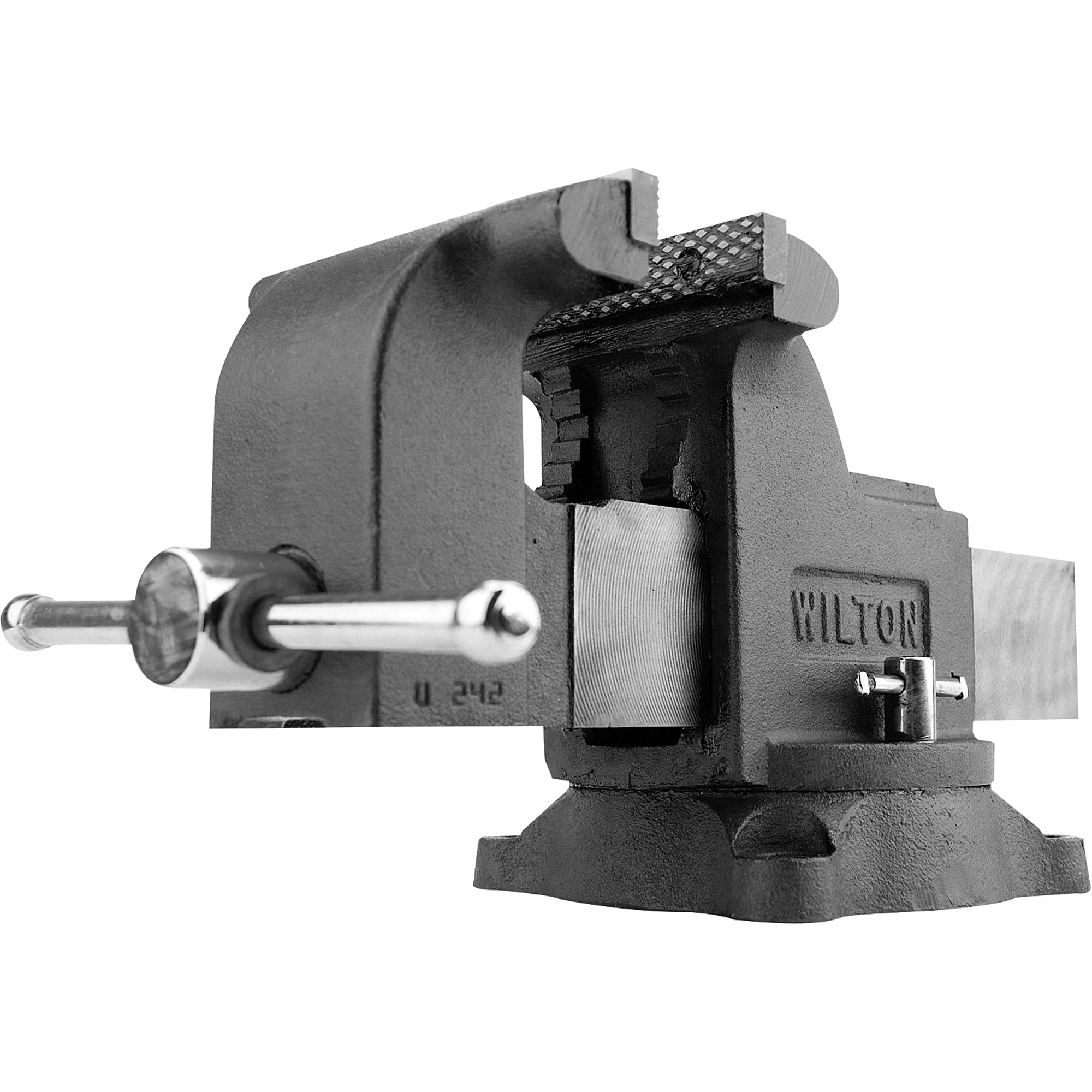 Étaux d'atelier, Largeur des mâchoires 4", Profondeur de la gorge 2-3/4"