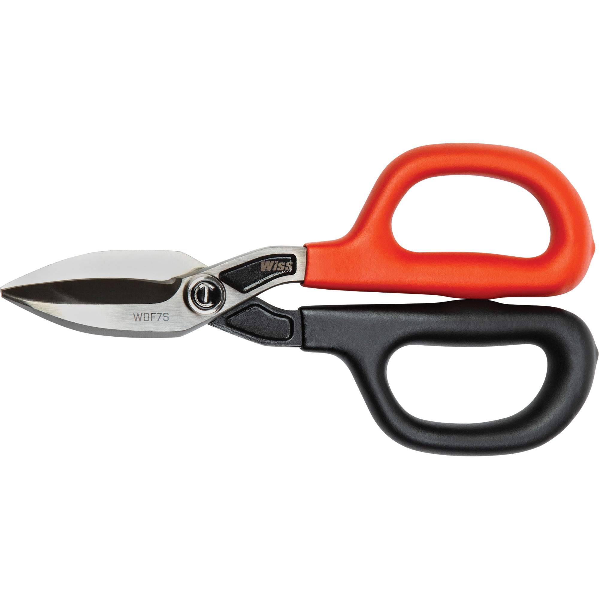 Cisaille de ferblantier droite, Longueur de coupe de 1-31/50", Coupe Droit