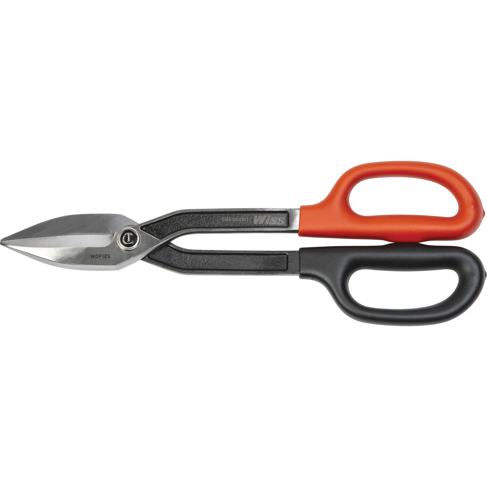 Cisaille de ferblantier, Longueur de coupe de 2-3/4", Coupe Droit