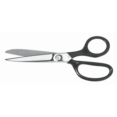 Ciseaux droits de qualité industrielle InlaidMD, Longueur de coupe de 3-1/8", Poignée Anneaux