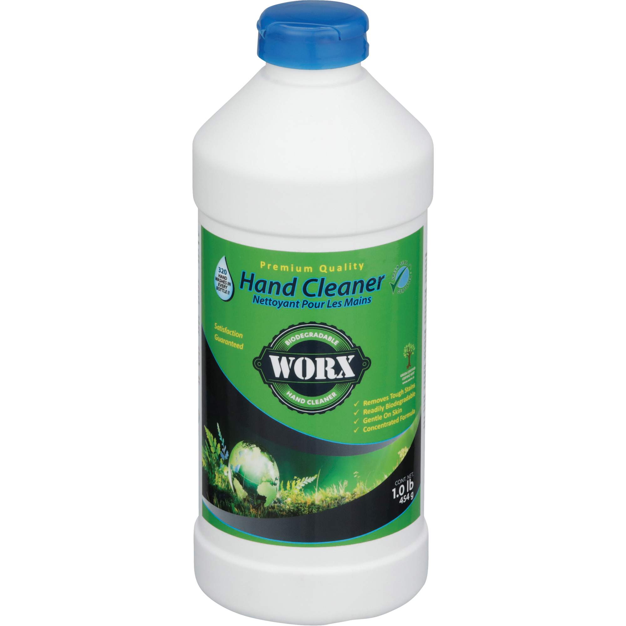 Nettoyant pour les mains biodégradable, Poudre, 1 lb, Bouteille, Parfumé