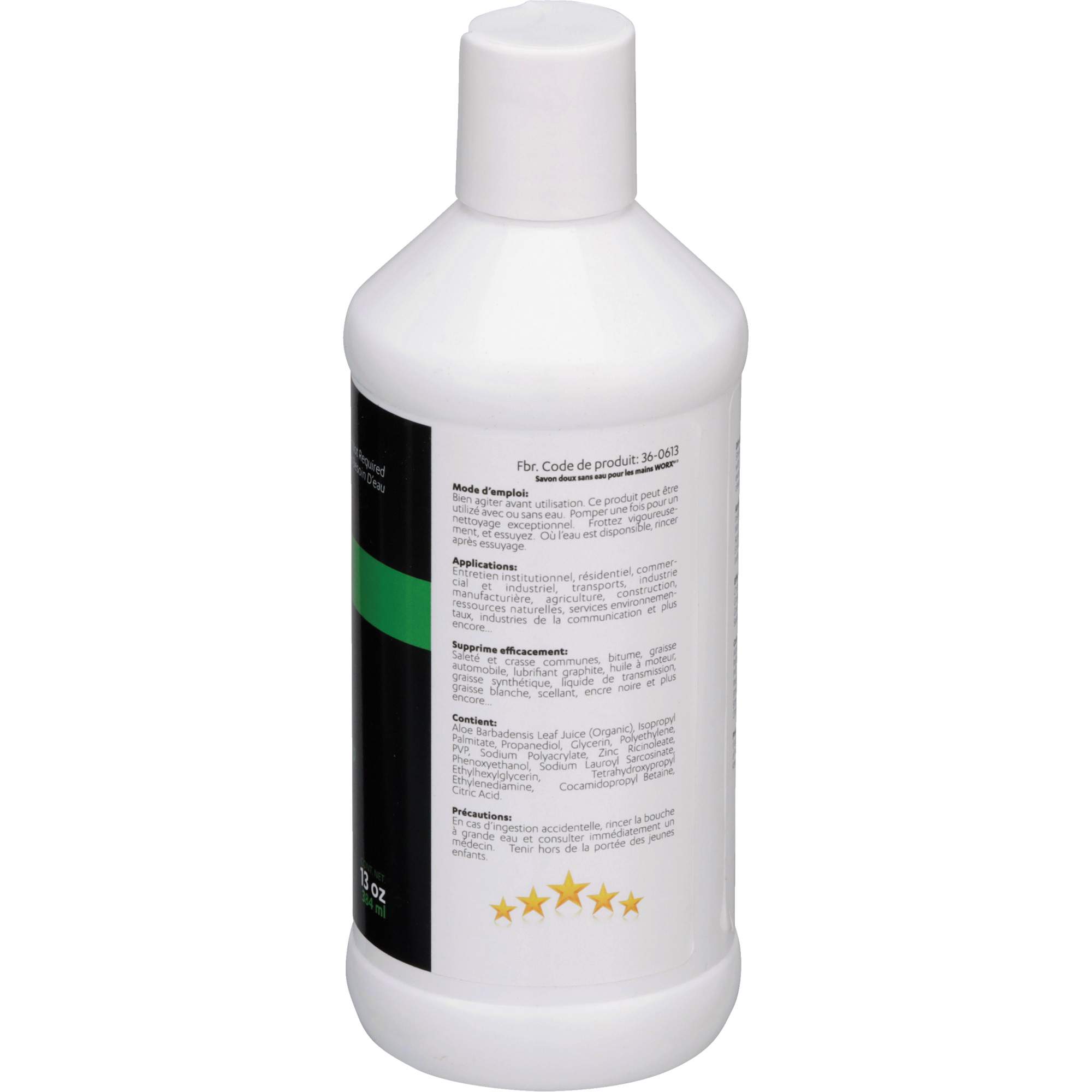 Savon pour les mains sans eau Power Clean, Liquide, 384 ml, Sans parfum – Image 2