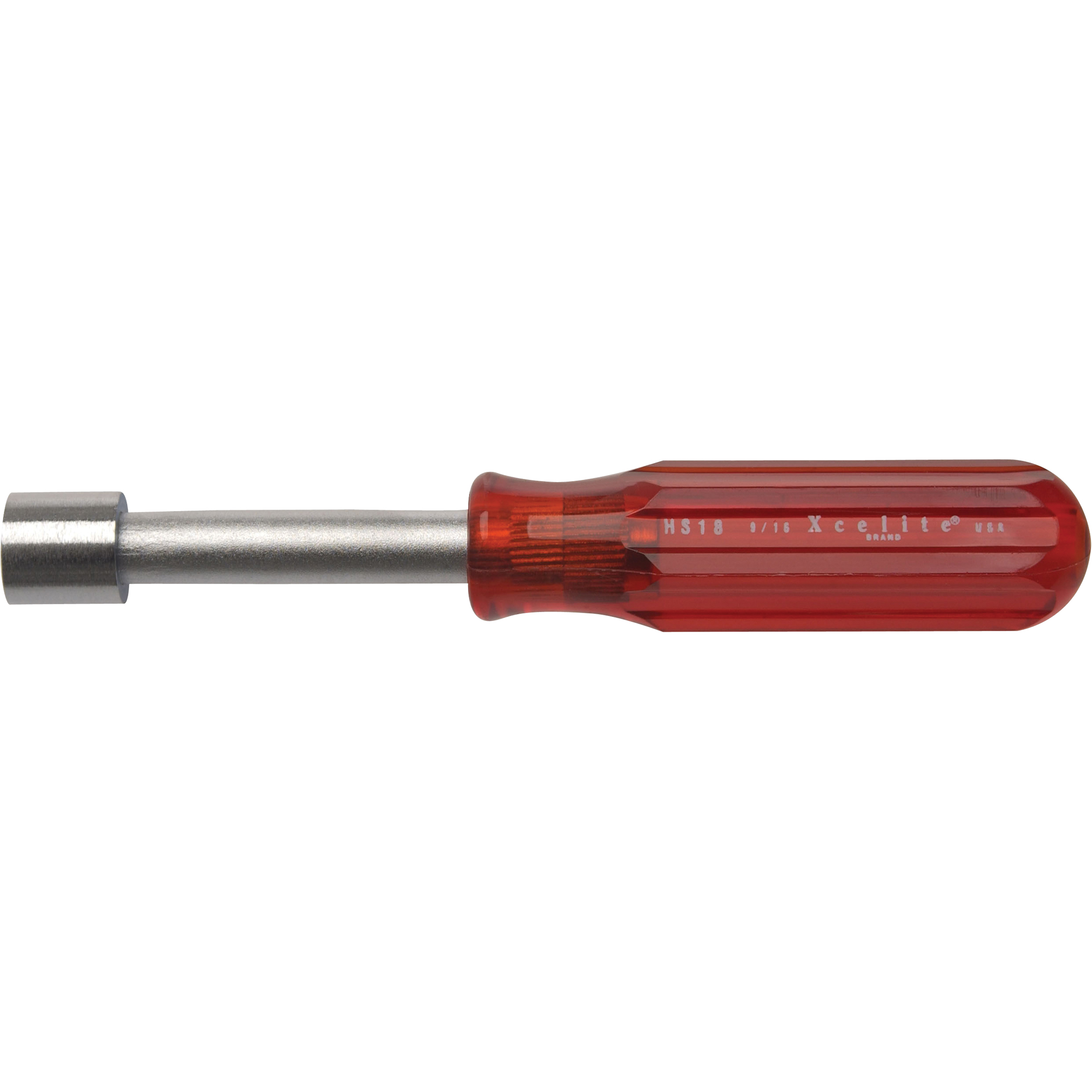 Tourne-écrou à tige ronde - impérial, 9/16" prise, 7-1/4" lo