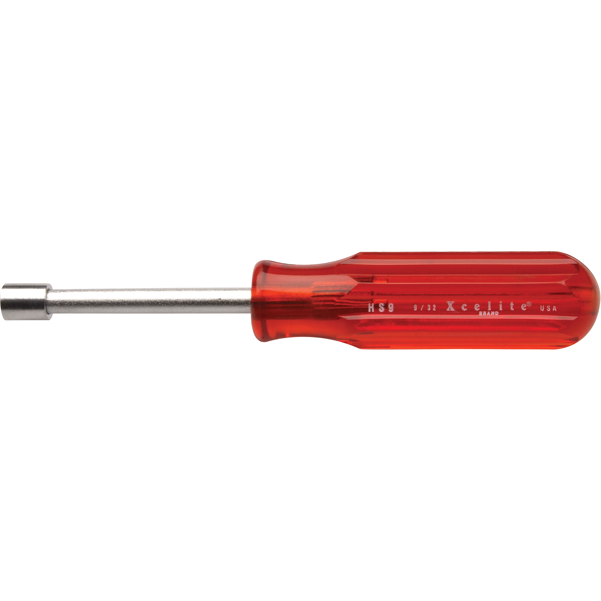 Tourne-écrou à tige ronde - impérial, 9/32" prise, 7-1/4" lo