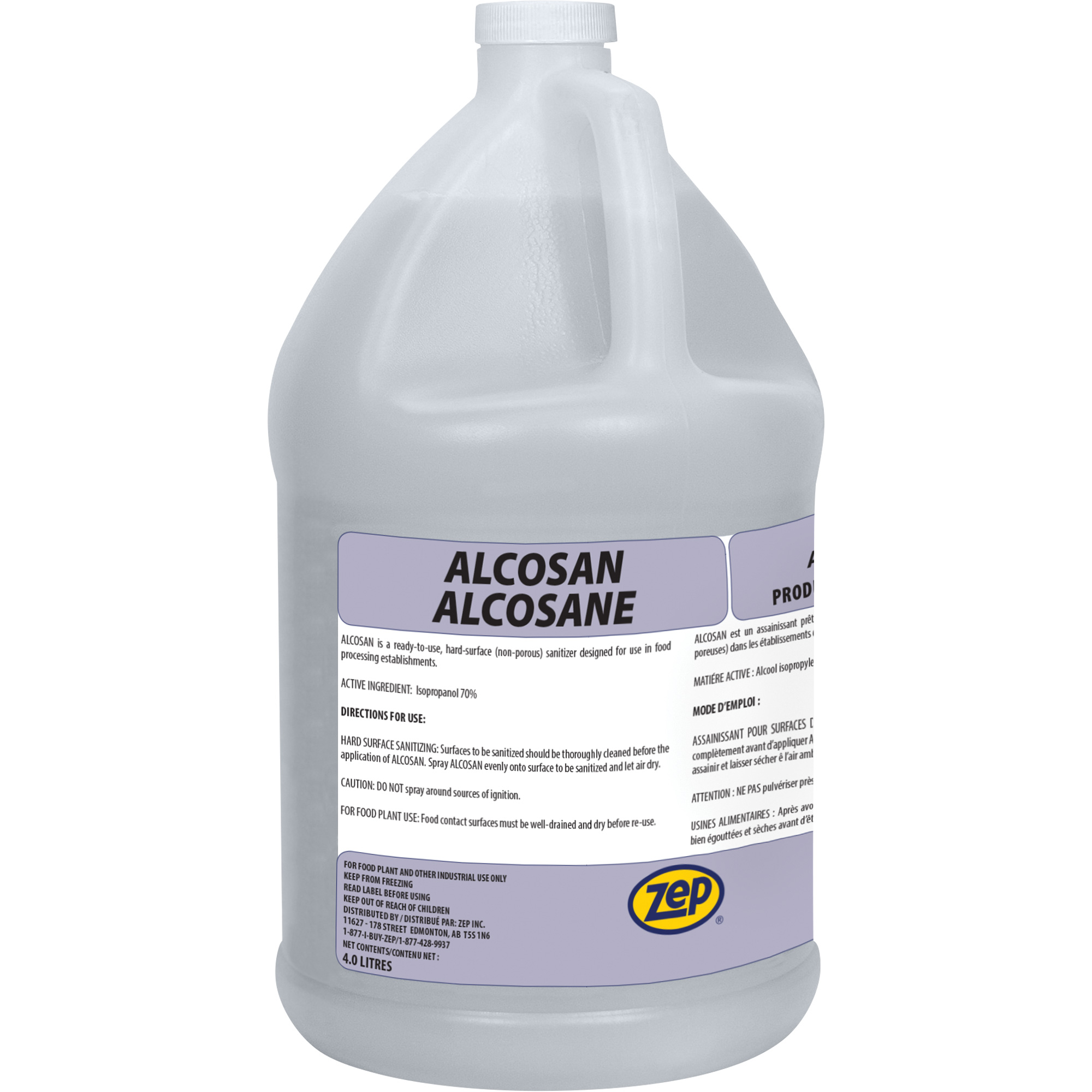 Désinfectant de surfaces dures Alcosan, 4 L, Cruche