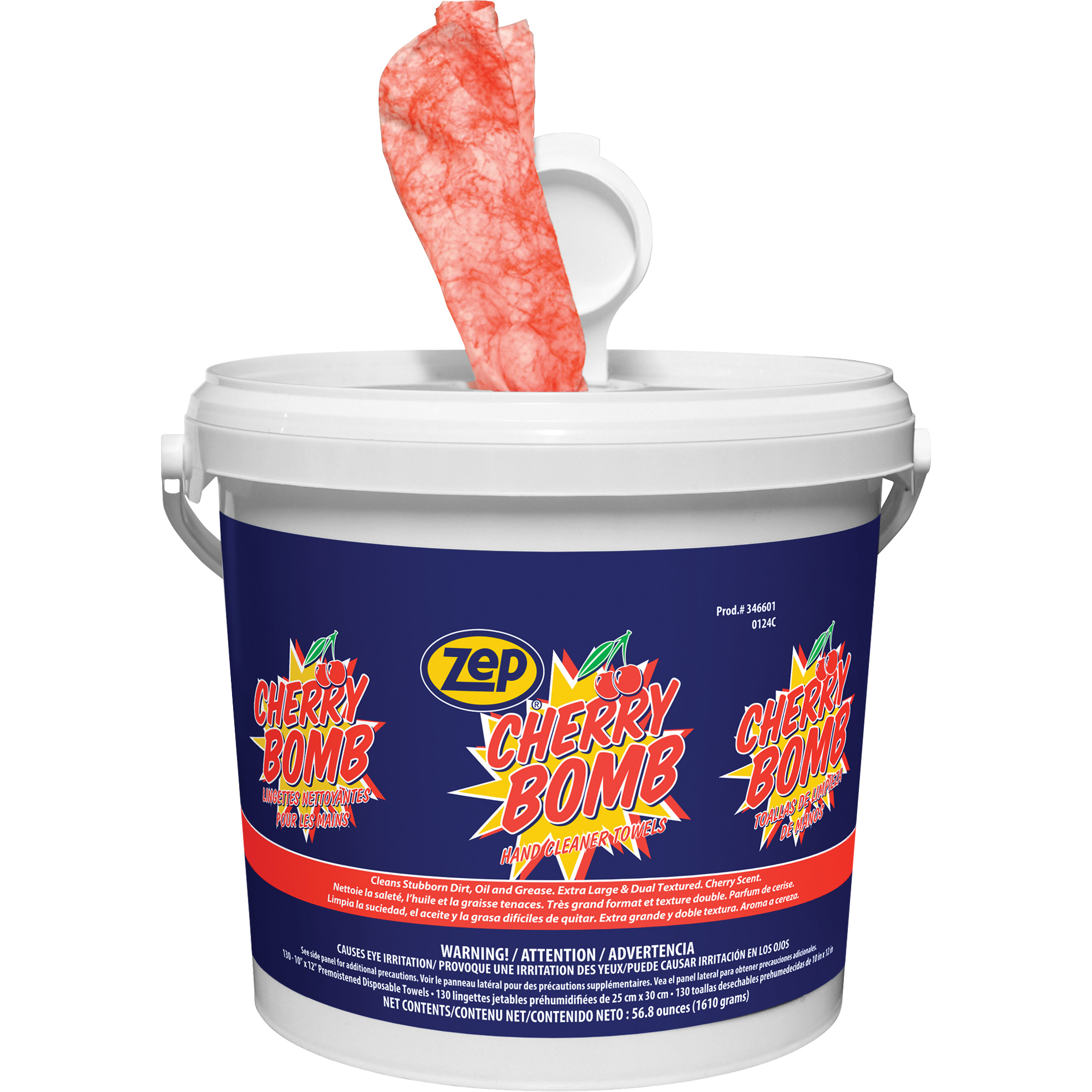 Lingettes nettoyantes surpuissantes pour les mains Cherry Bomb