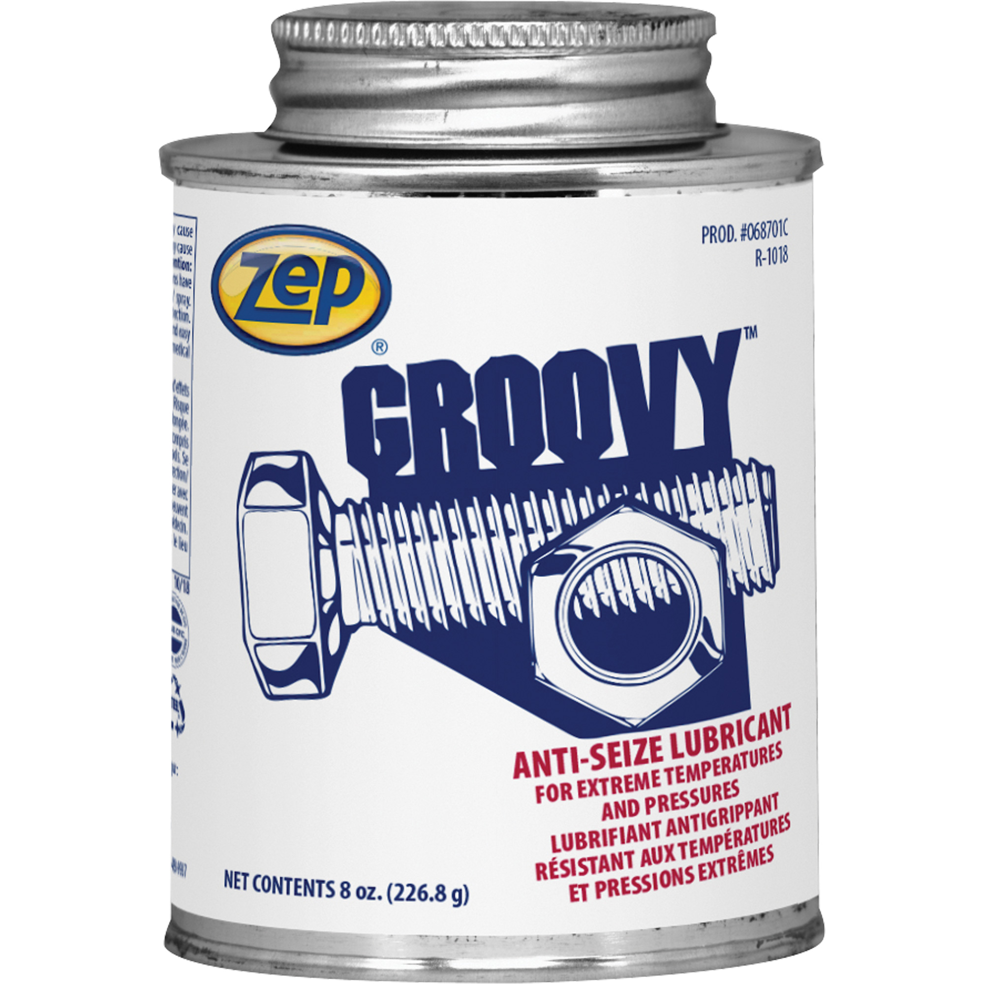 Lubrifiant antigrippage Groovy, 8 oz, Canette à dessus brosse, 2100°F (1100°C) Temp max.