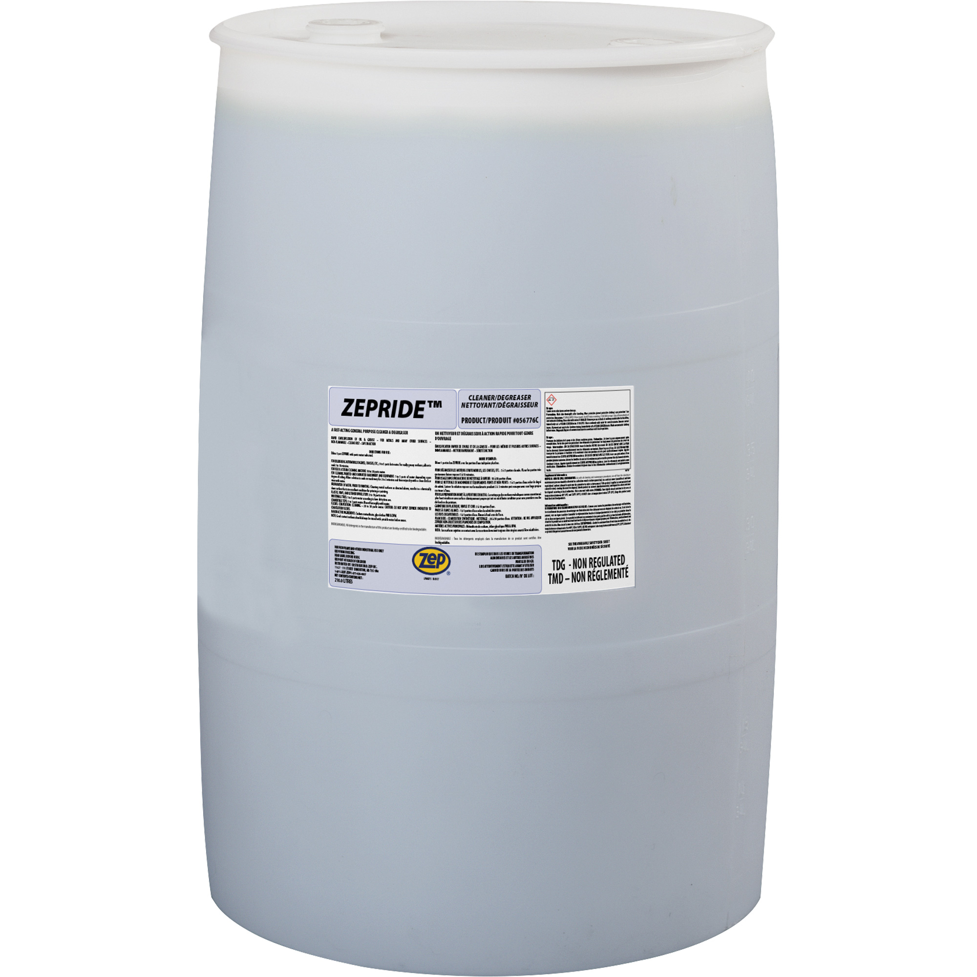 Nettoyant et dégraisseur tout usage à base de butyle Zepride, 210 L, Baril