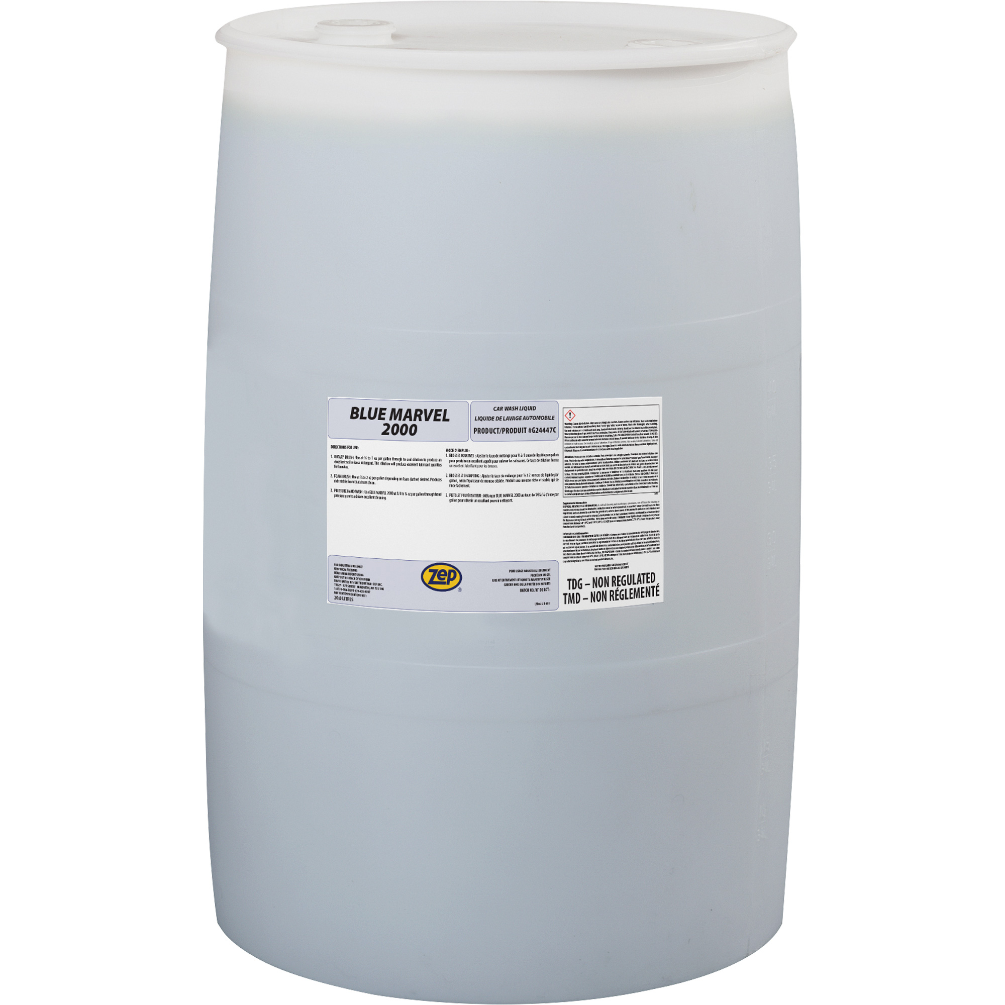 Produit nettoyant pour camions et remorques Blue Marvel 2000, 210 L, Baril