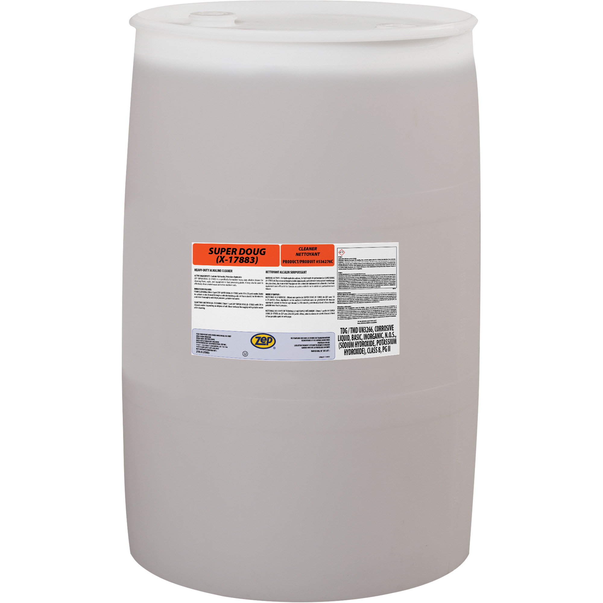 Produit nettoyant Super DougMC, 210 L, Baril
