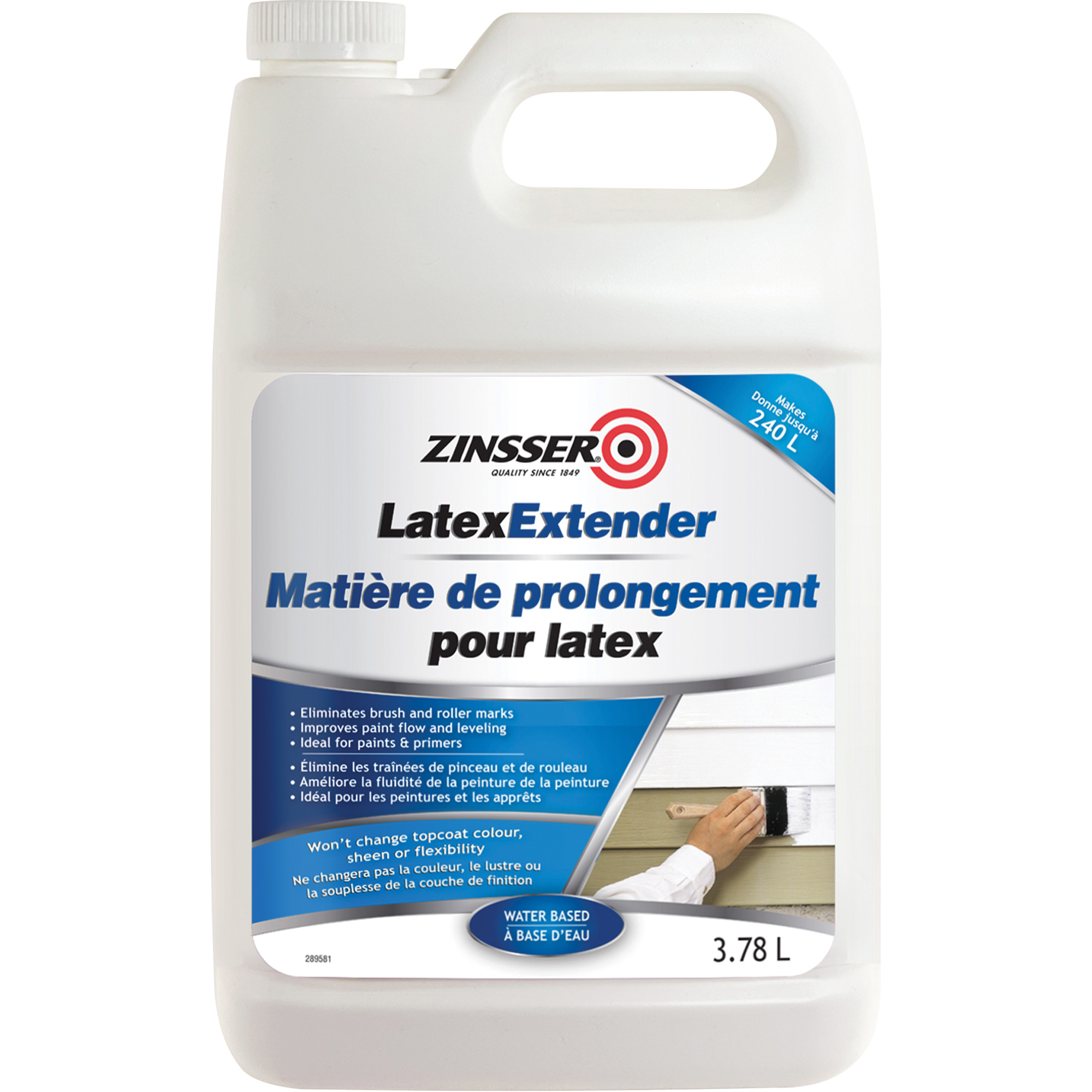 Additif pour diluant de peinture au latex, 3,78 L, Cruche