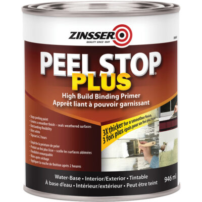 Couche primaire avec liant Plus High Build Peel StopMD, 946 ml, Canette, Blanc