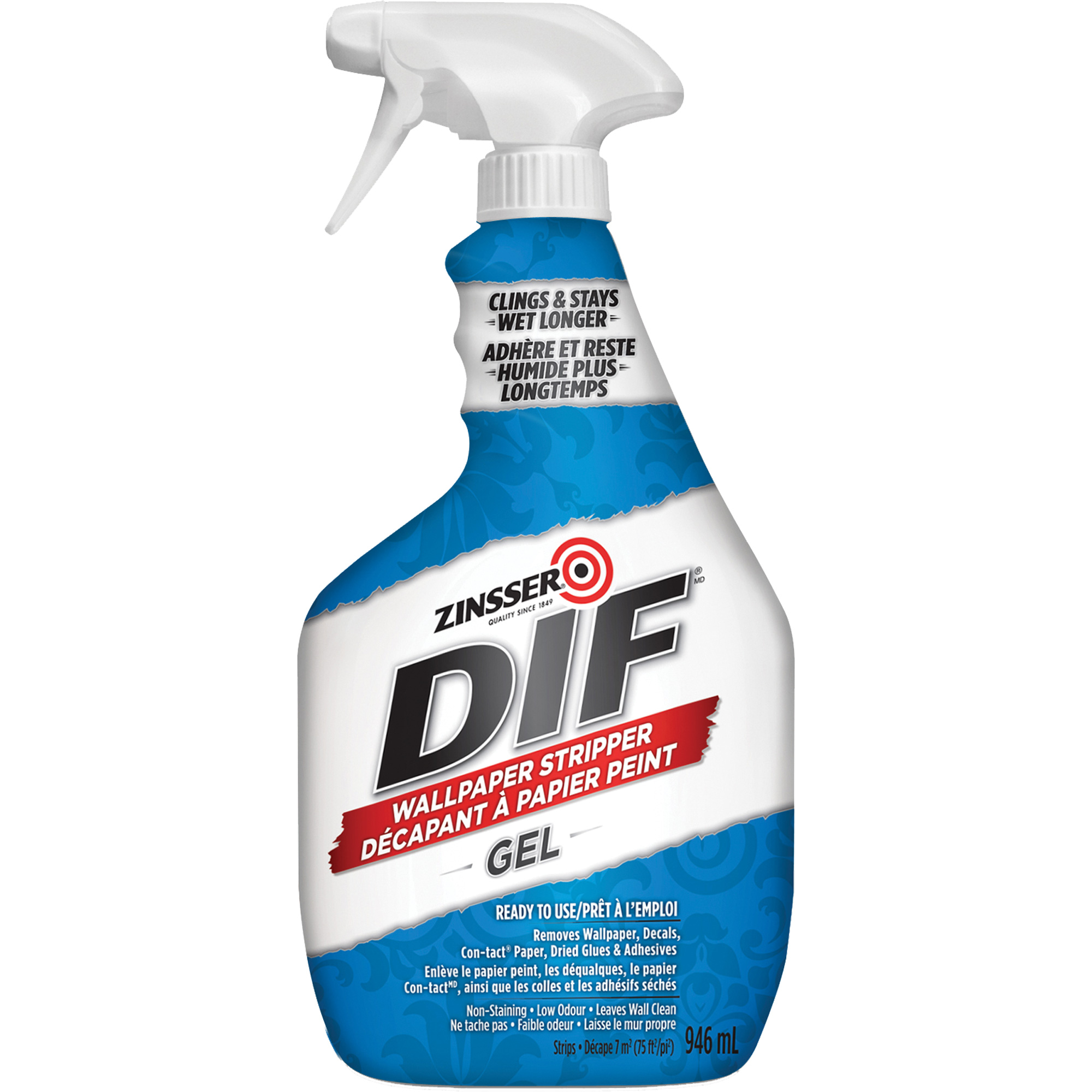 Gel décapant pour papier peint DIFMD, 946 ml, Bouteille à gâchette