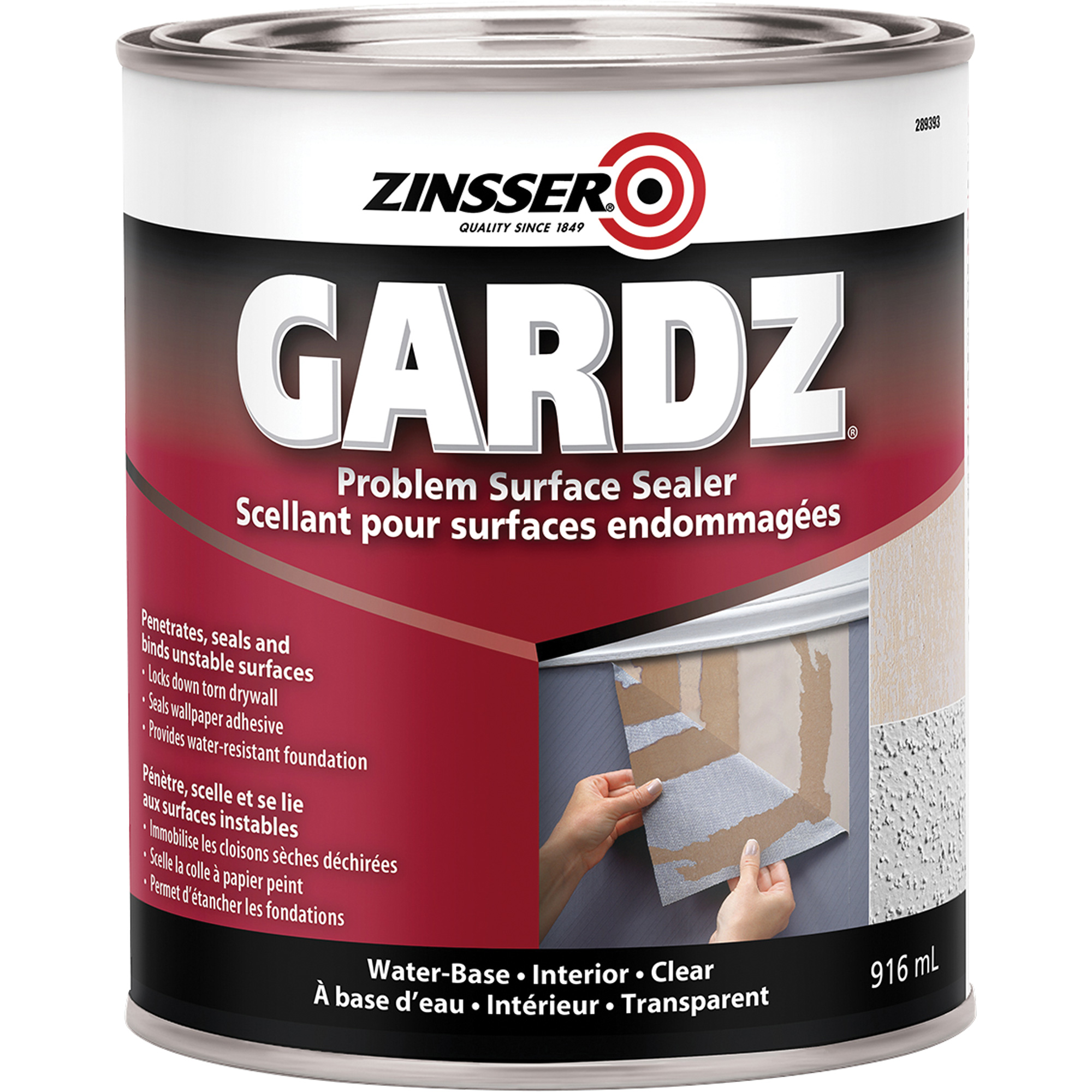 Scellant de surface à problèmes GardzMD, 3,61 L, Canette, Transparent
