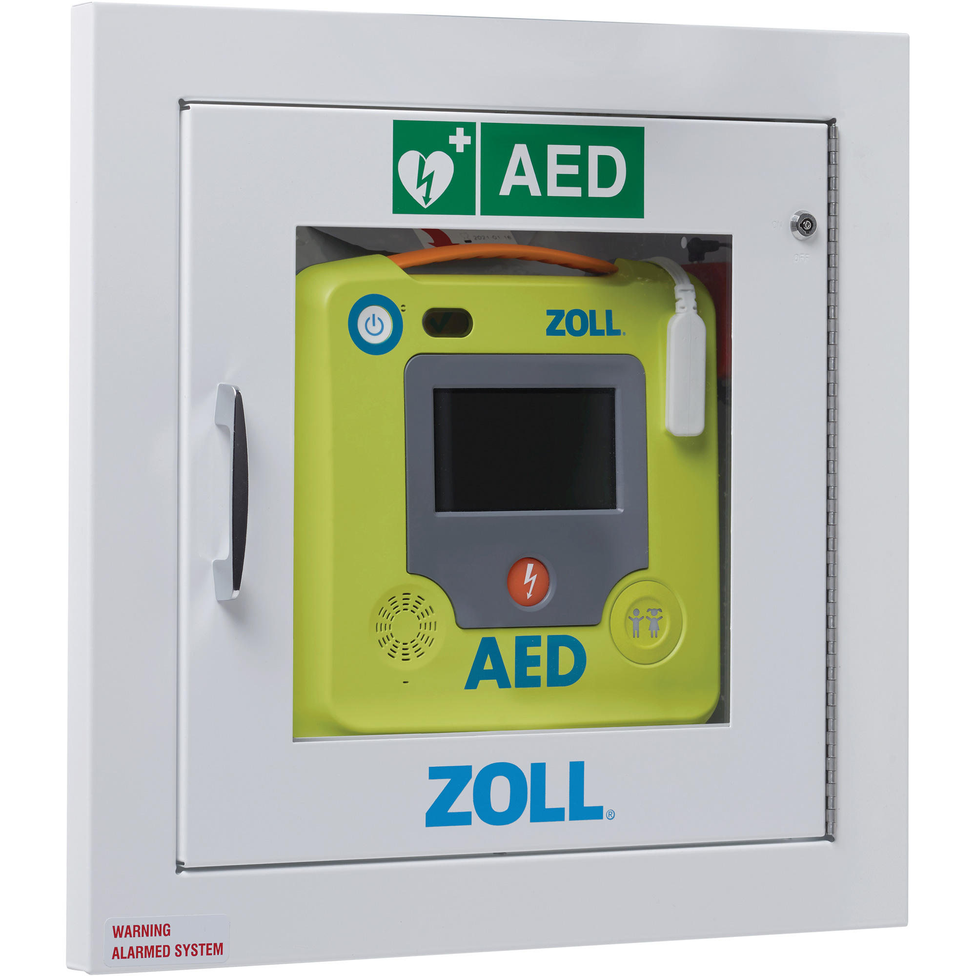 Armoire murale complètement encastrée pour DEA, Zoll AED 3MC Pour, Non médical