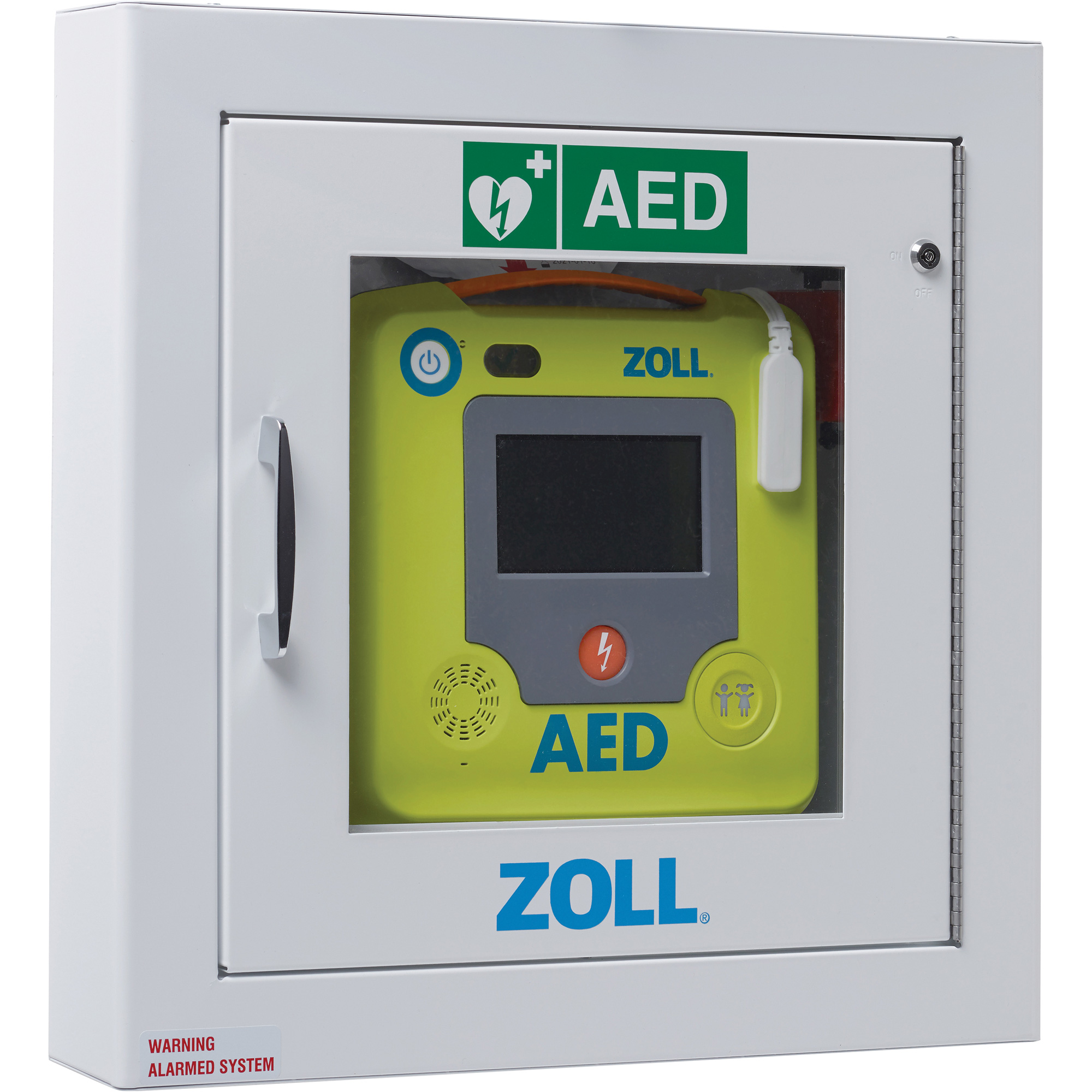 Armoire murale semi-encastrée pour DEA, Zoll AED 3MC Pour, Non médical