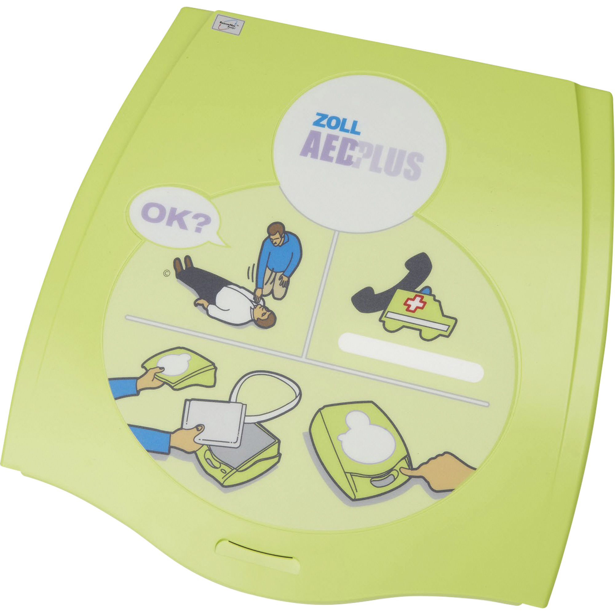 Couvercle sécurité publique de rechange, Zoll AED PlusMD Pour, Non médical
