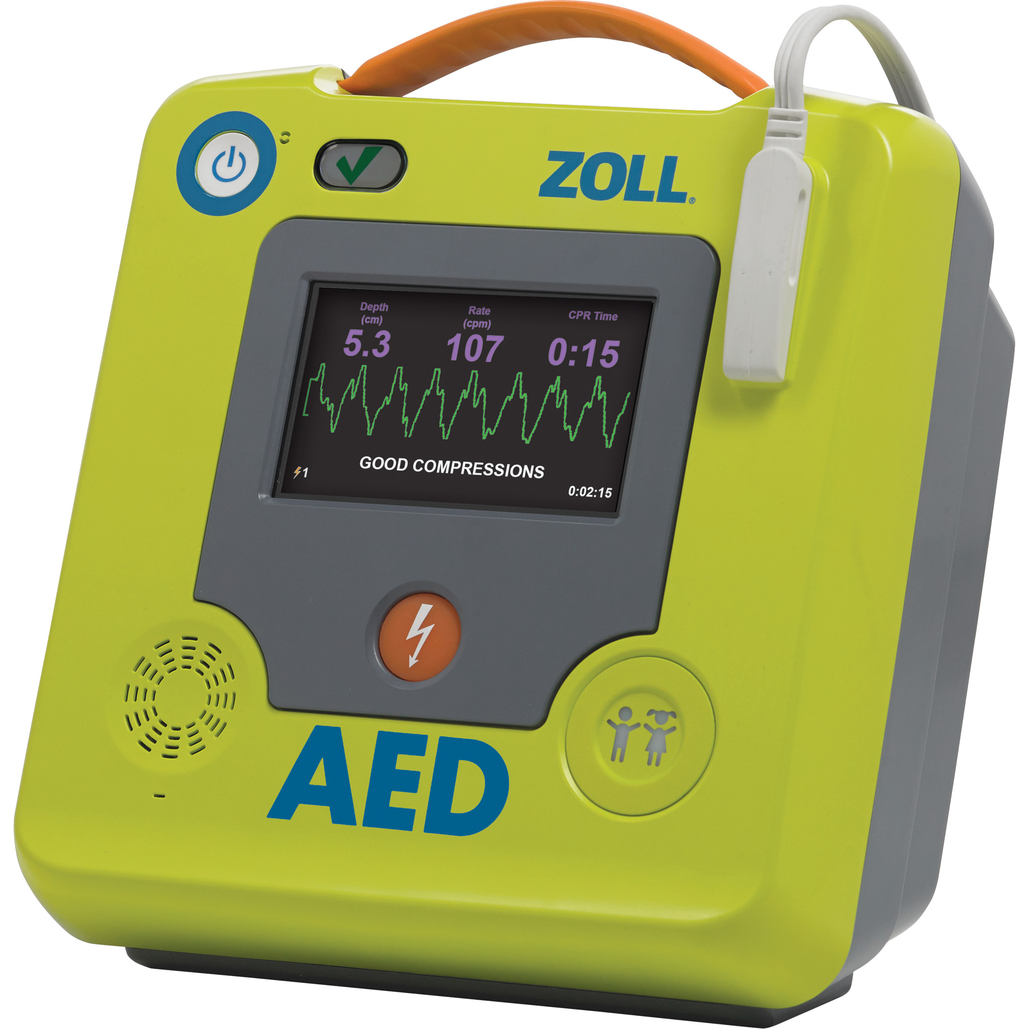 Défibrillateur AED 3MC BLS pour secouristes professionnels, Semi-automatique, Anglais, Classe 4