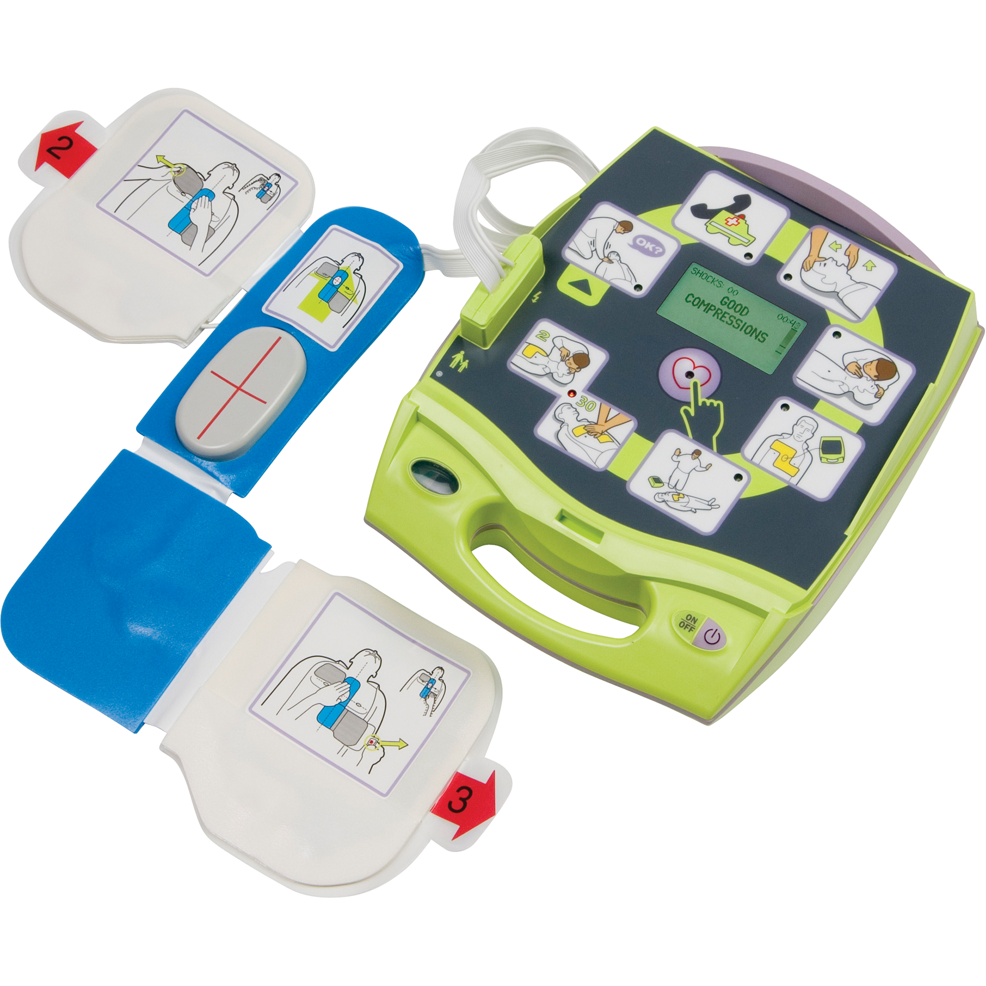 Défibrillateur AED PlusMD, Semi-automatique, Français, Classe 4