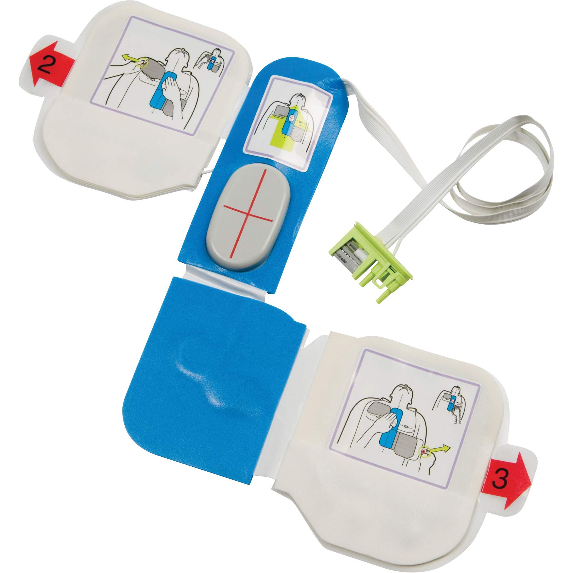 Électrodes de formation CPR-D-PadzMD, Zoll AED PlusMD Pour, Non médical
