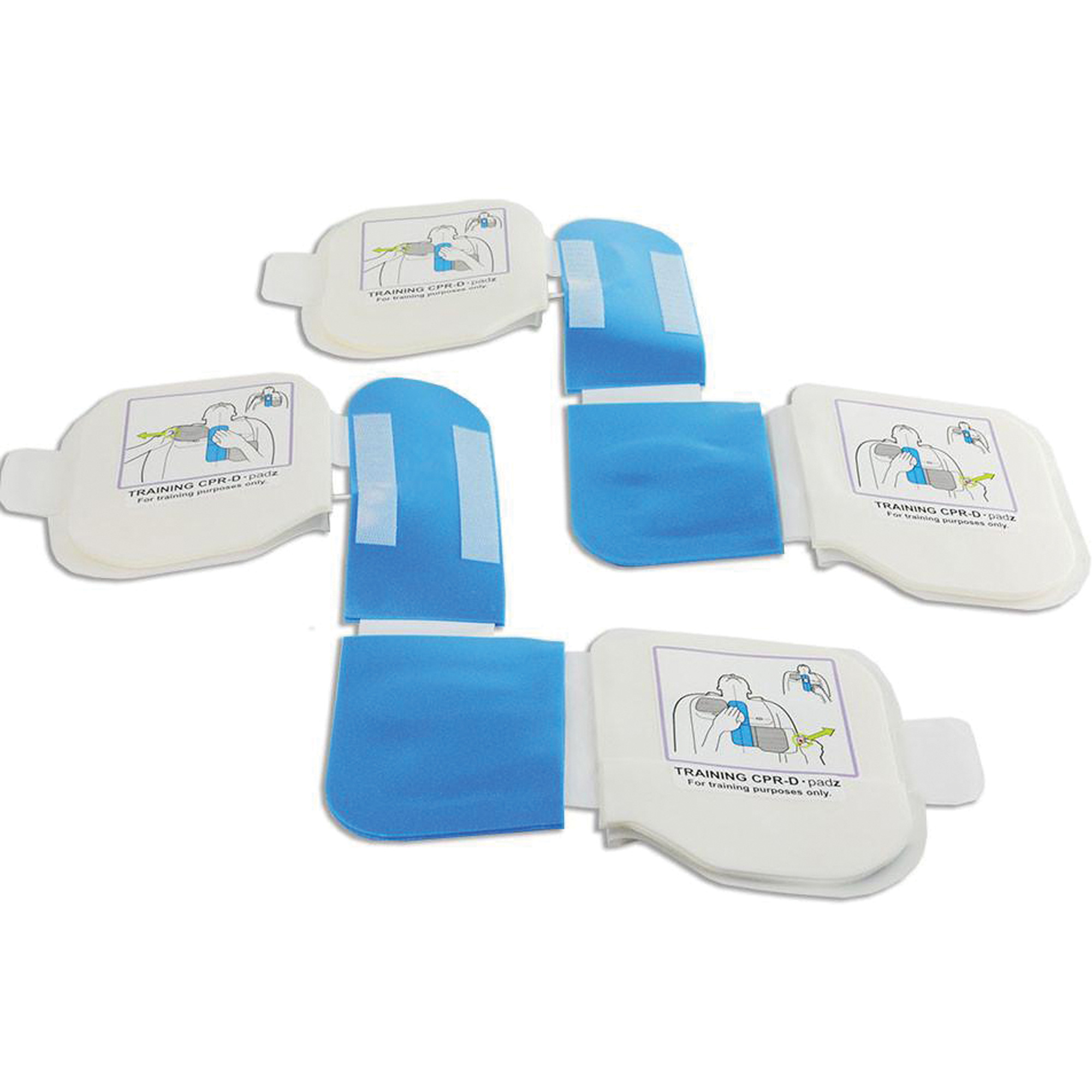 Électrodes de rechange pour appareil de démonstration de RCR CPR-D, Zoll AED PlusMD Pour, Non médical